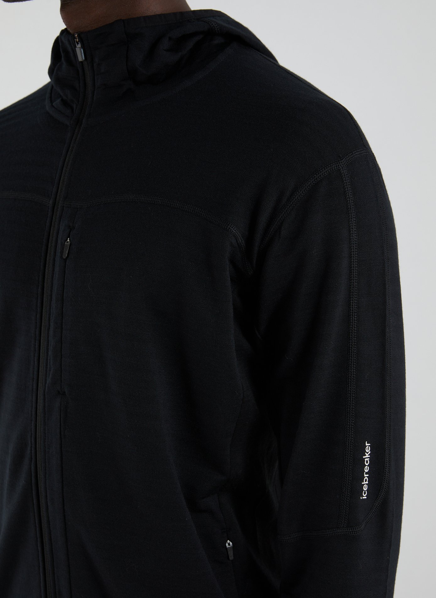 Gilet à capuche  ICEBREAKER Noir