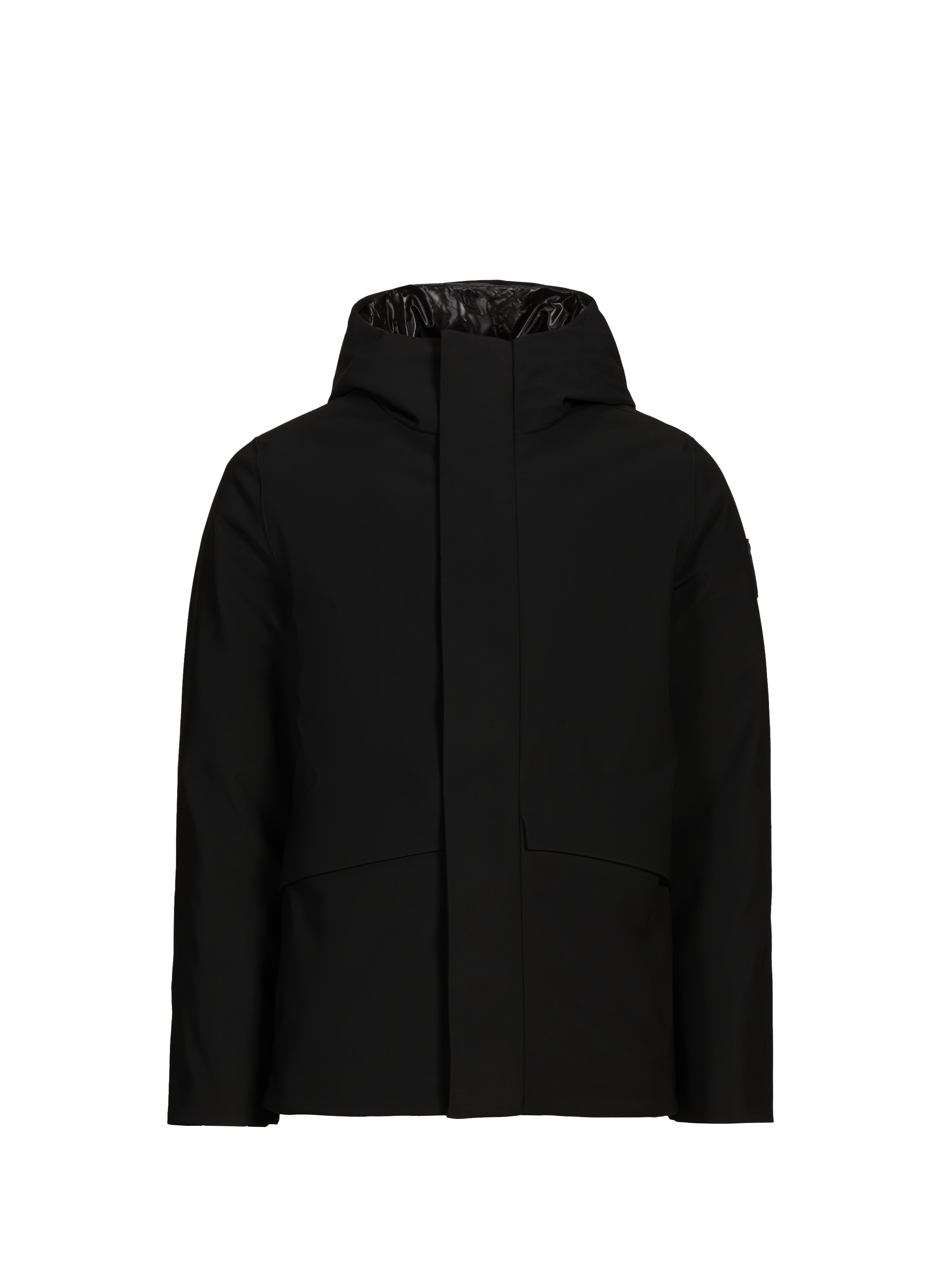 SAVE THE DUCK Straight-fit jacket with hood  Blue