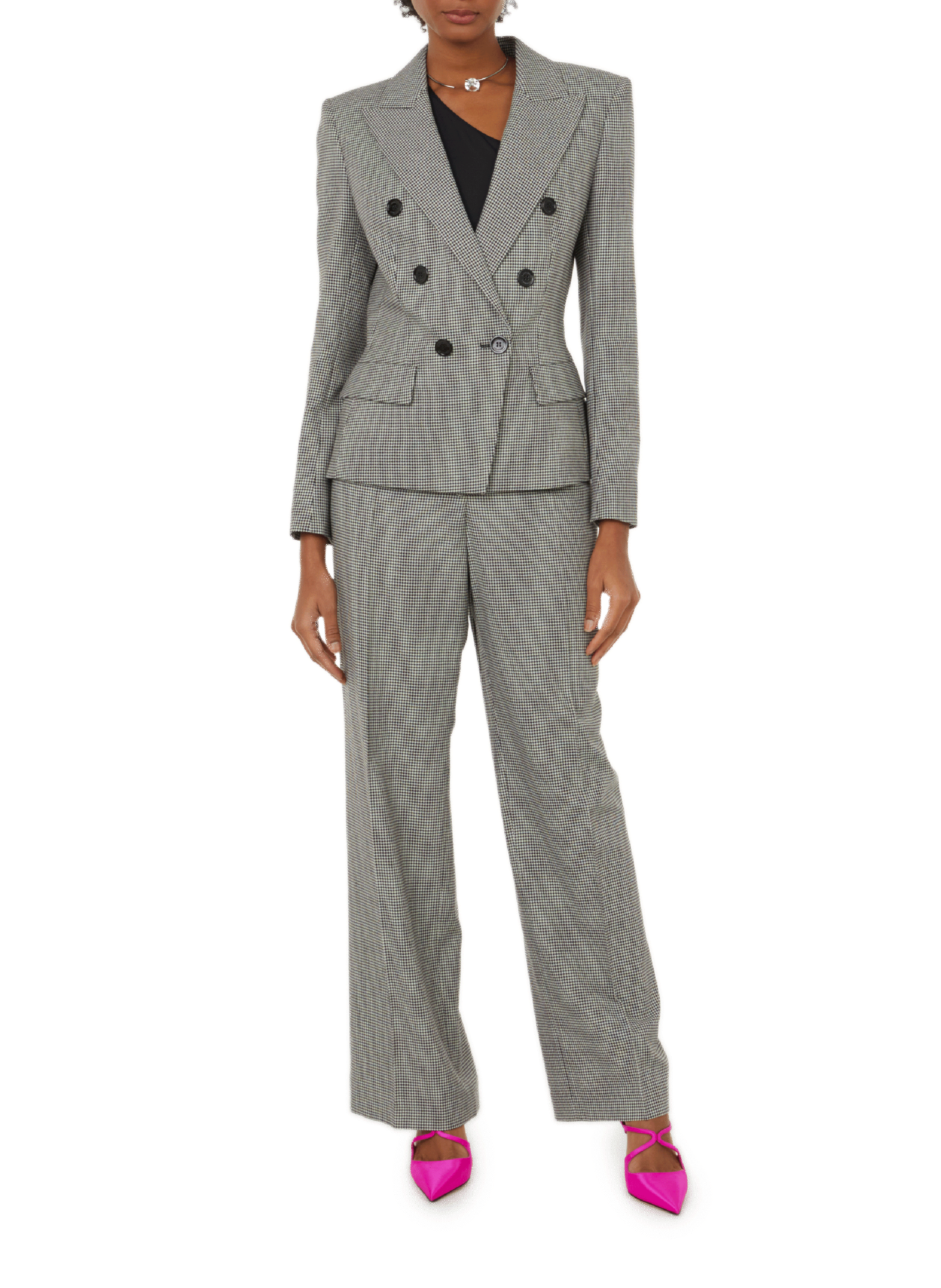 Check blazer jacket  ALEXANDRE VAUTHIER Grey