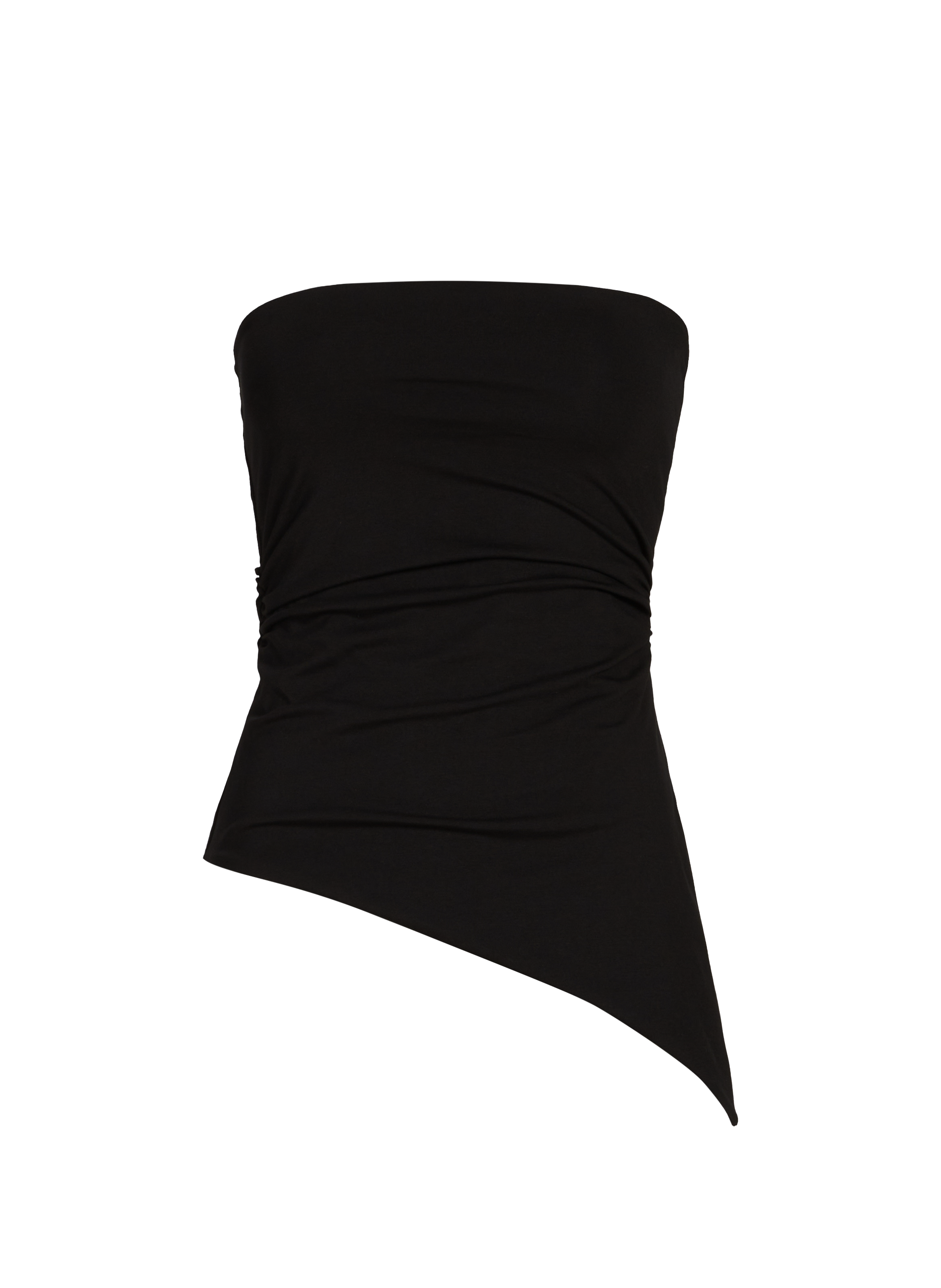 Bustier en coton mélangé TOPSHOP Noir