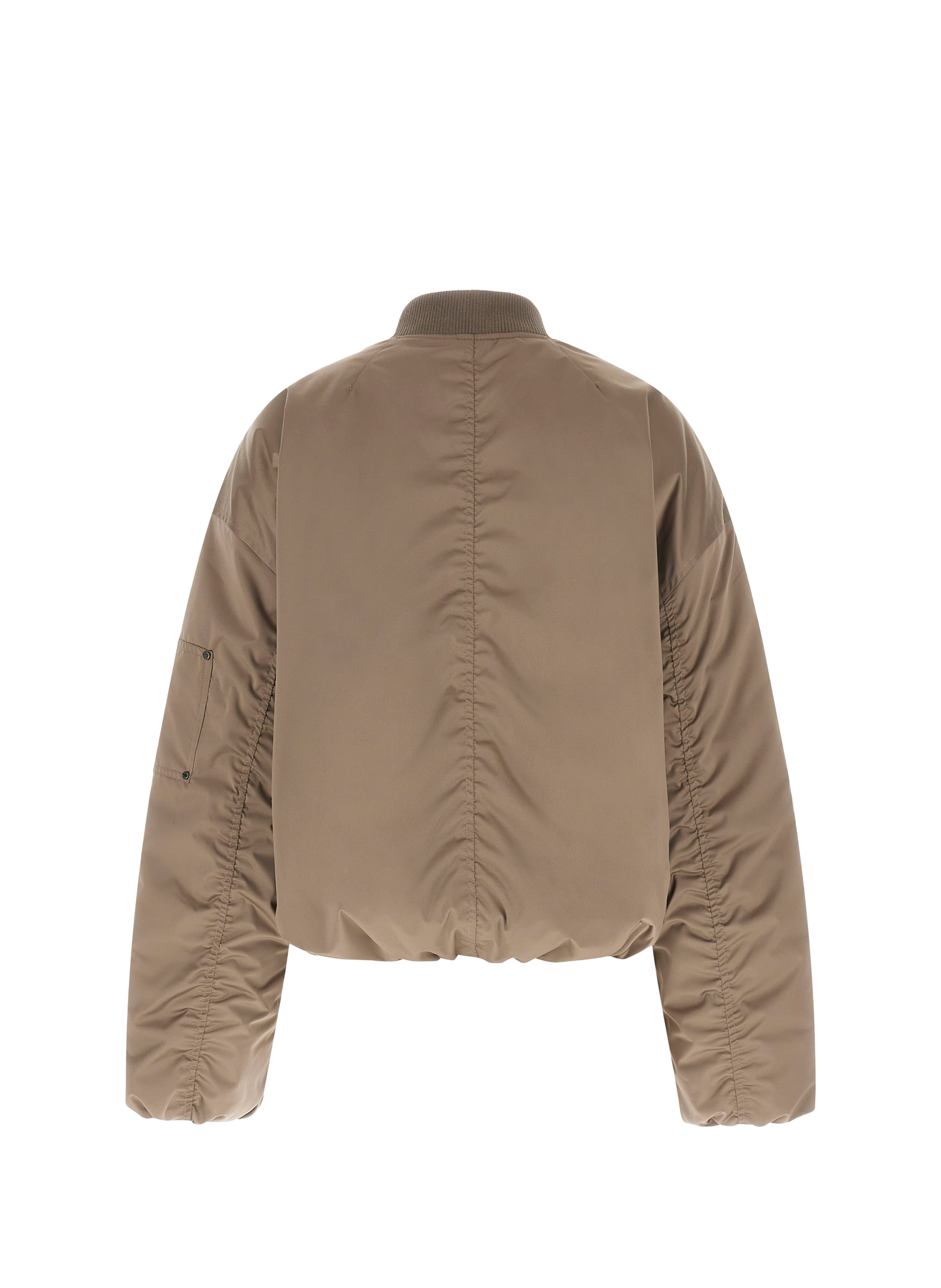 Short Polyester Bomber GUESS Brown