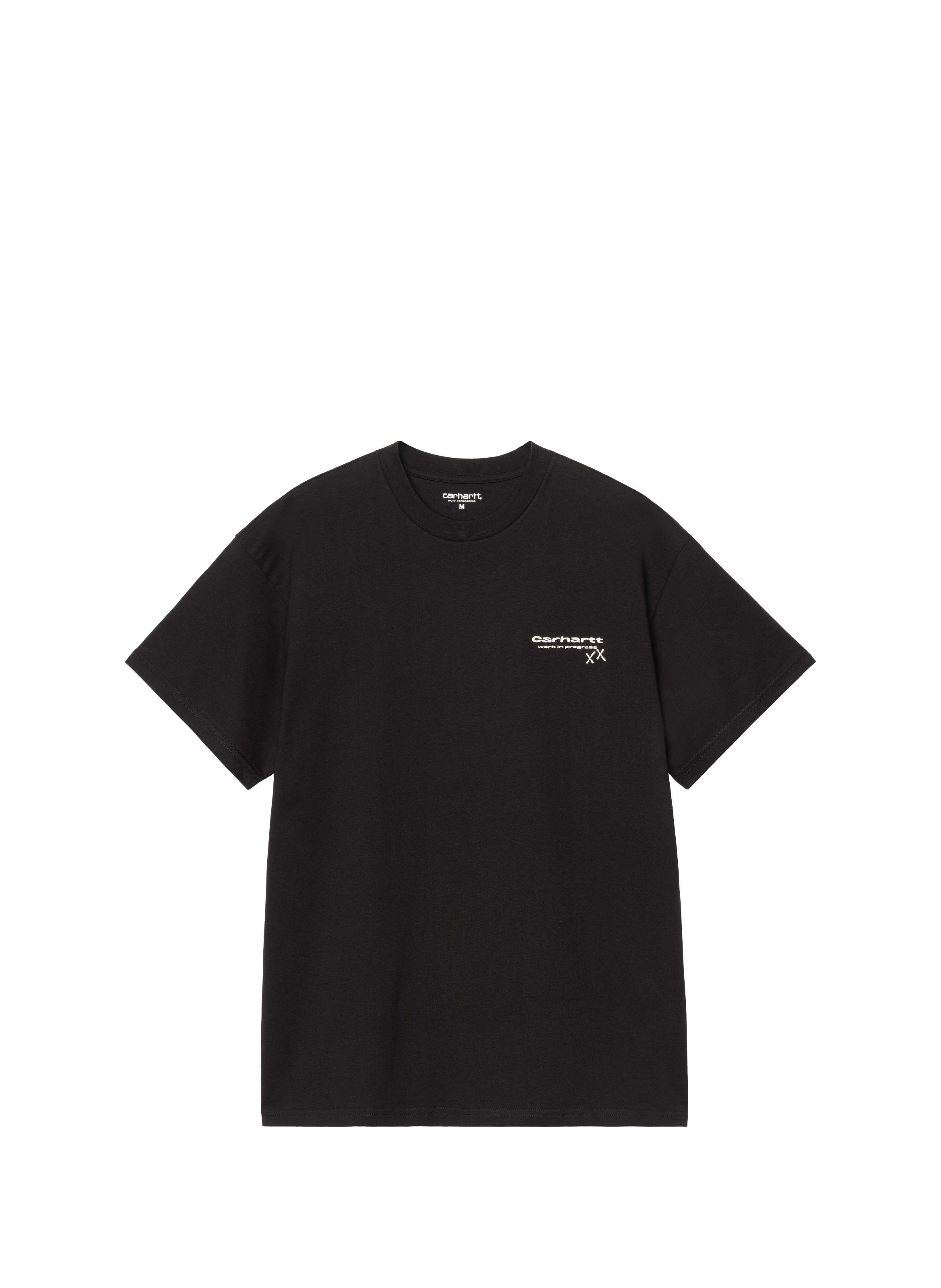 T-shirt imprimé à col rond en coton CARHARTT WIP Noir