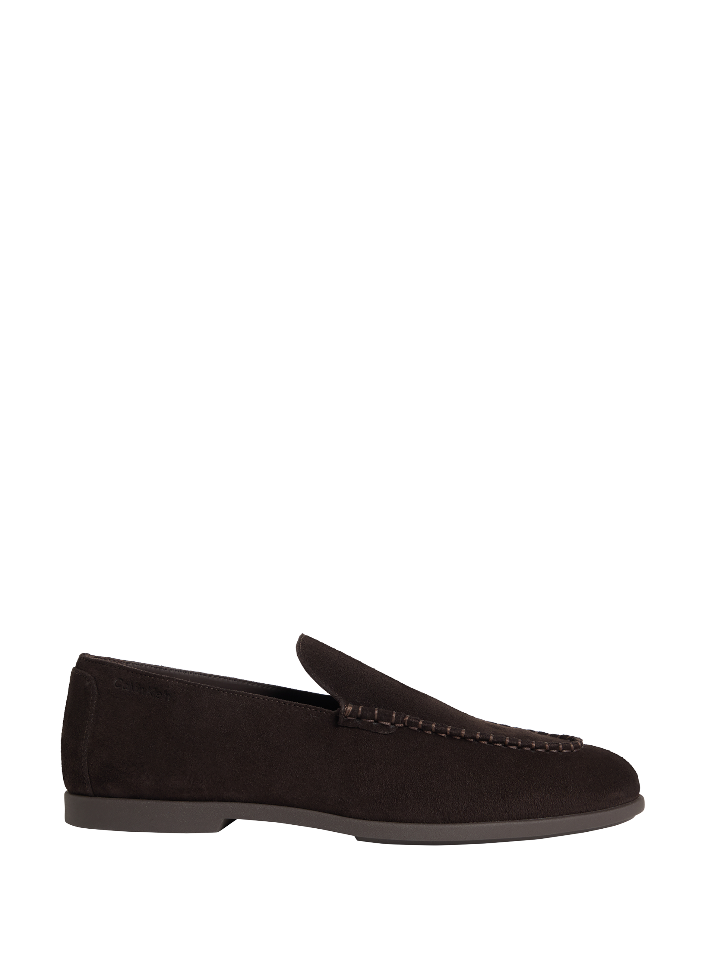 Suede cow leather loafers CALVIN KLEIN Black