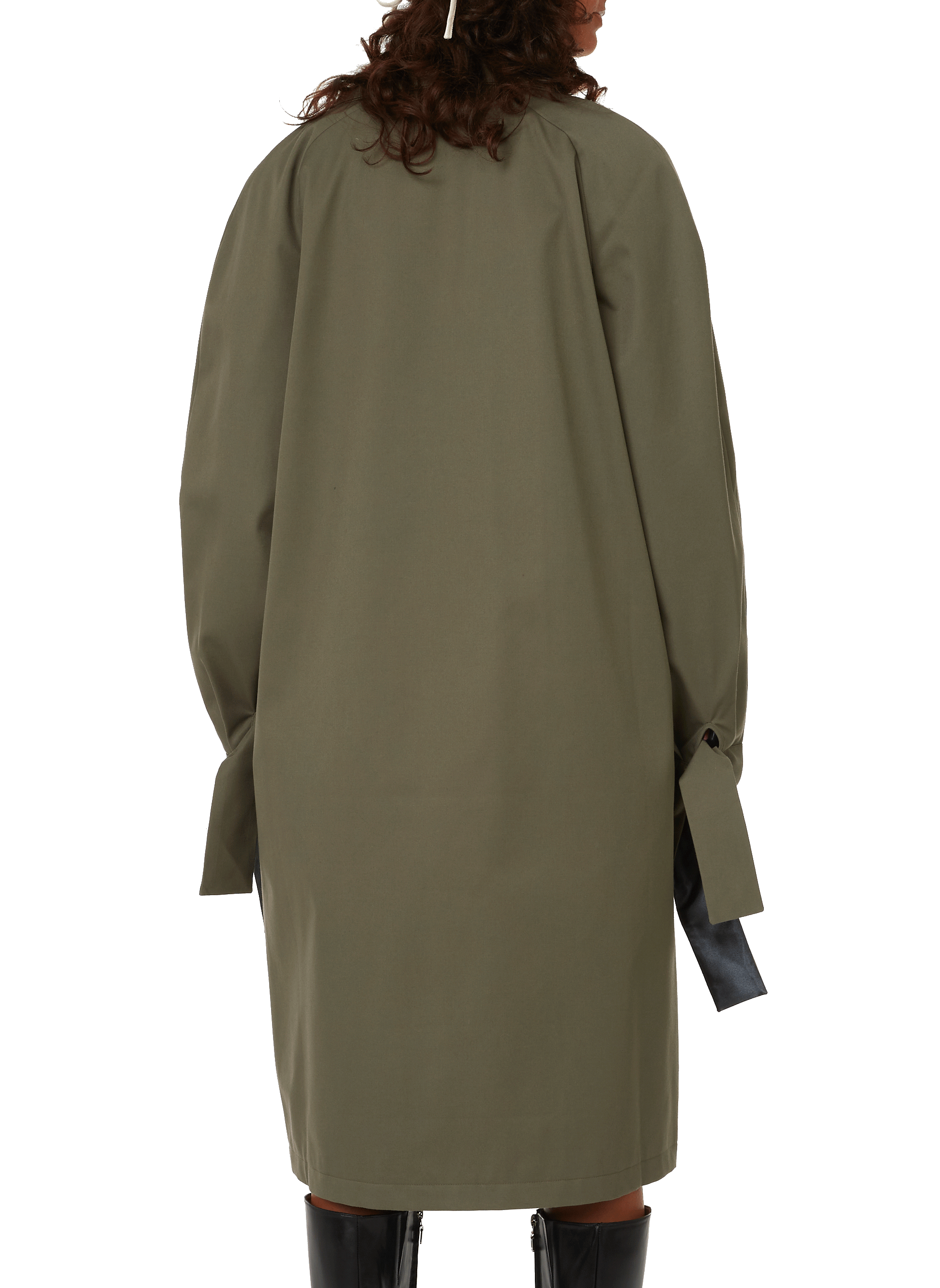 Cotton-blend trench coat FÊTE IMPÉRIALE Green