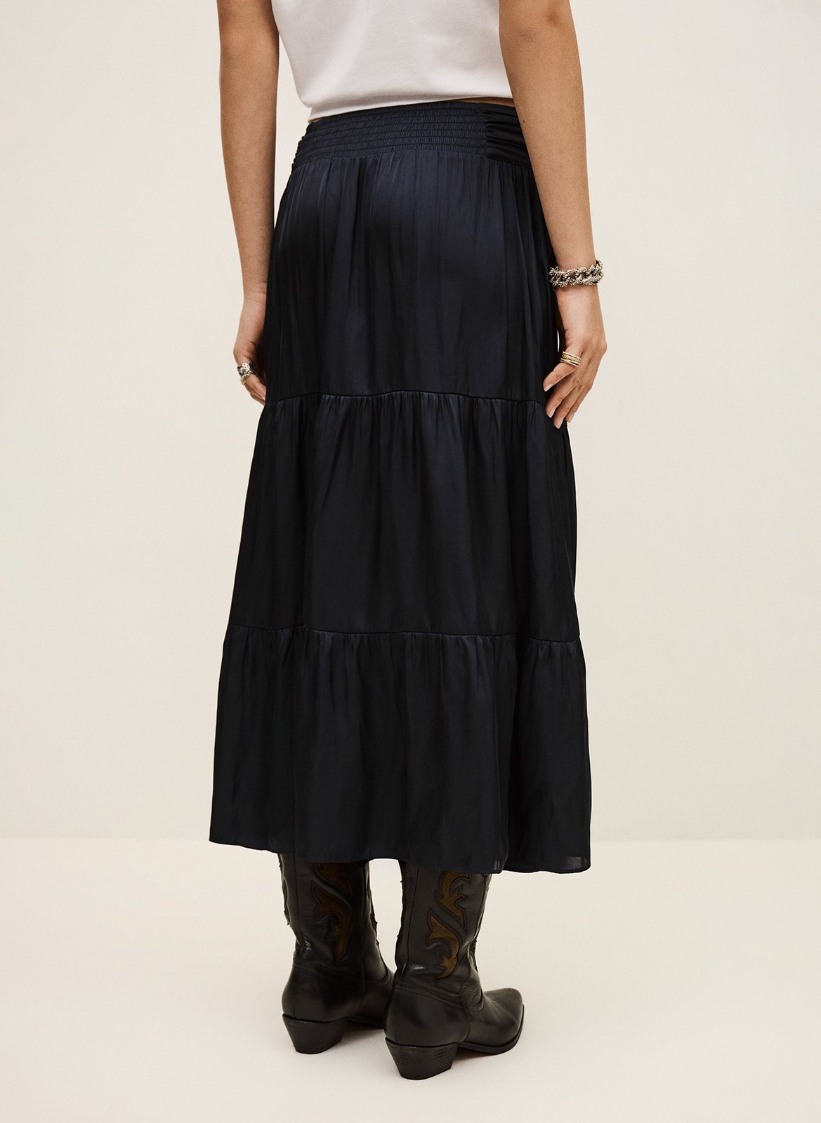 Jupe longue camyla BA&SH Bleu