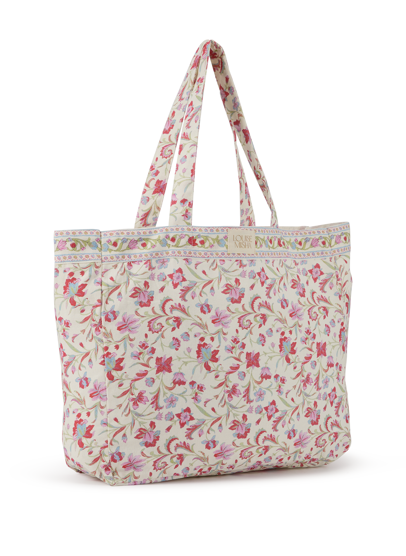 Tote Bag Beverly imprimé en coton LOUISE MISHA Multicolore