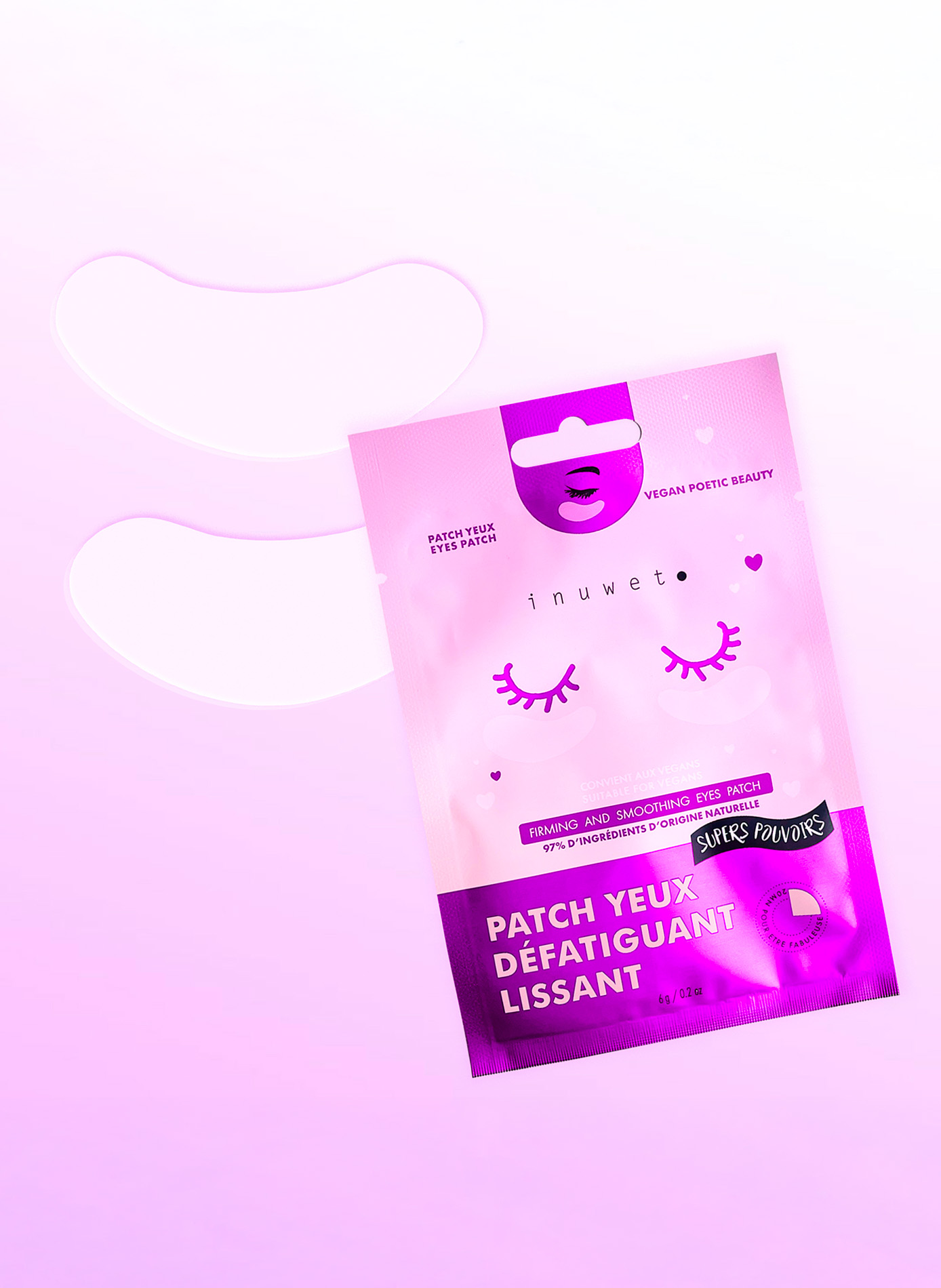 Patch yeux défatiguant INUWET No color