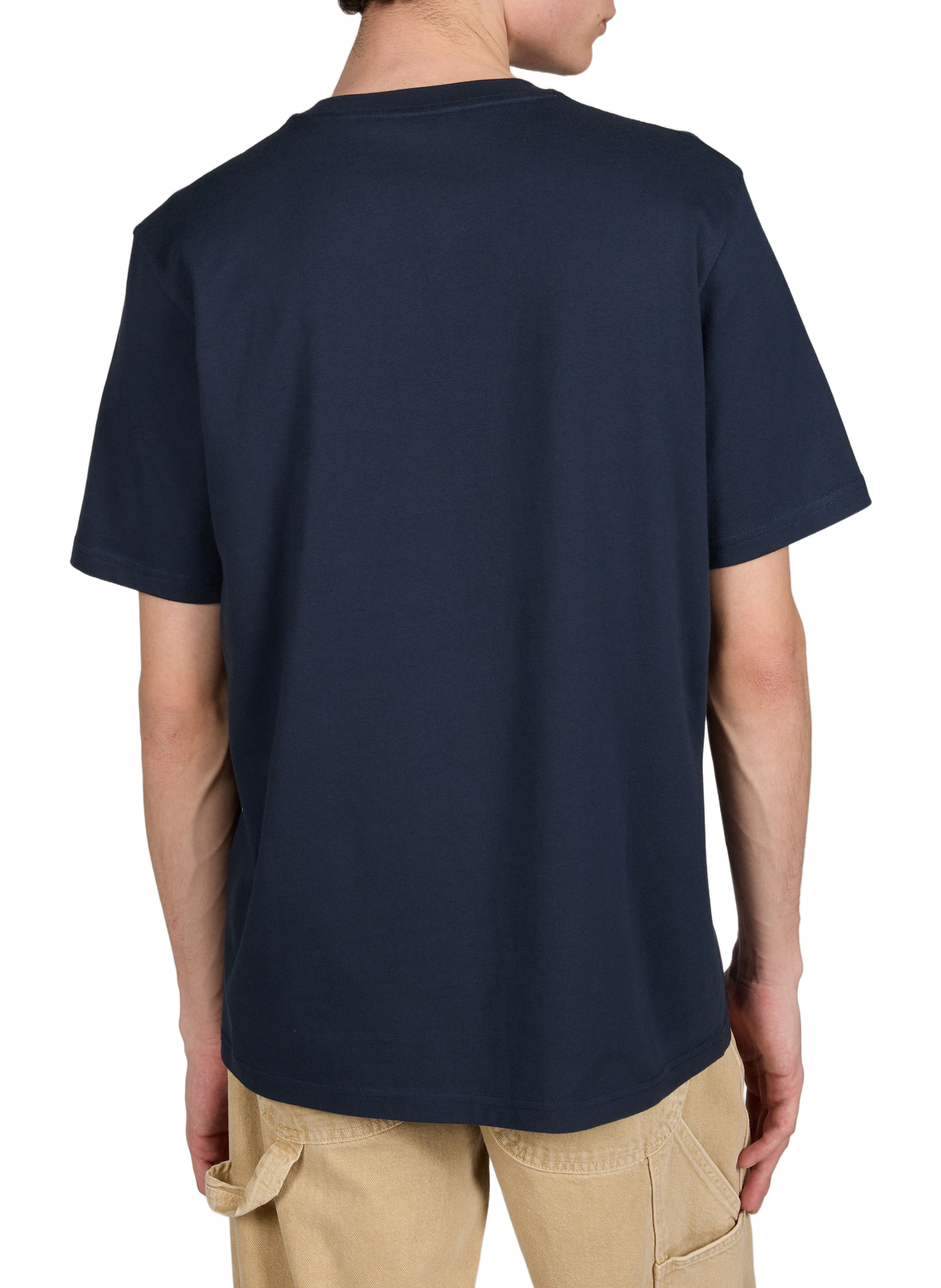 Cotton round-neck T-shirt AIGLE Blue