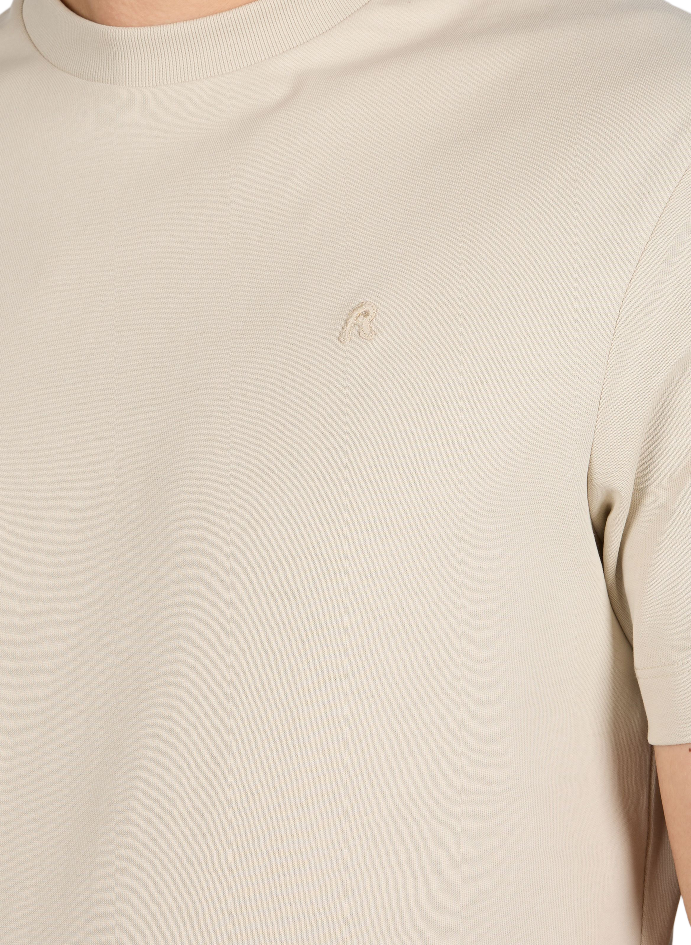 T-shirt en coton REPLAY Beige