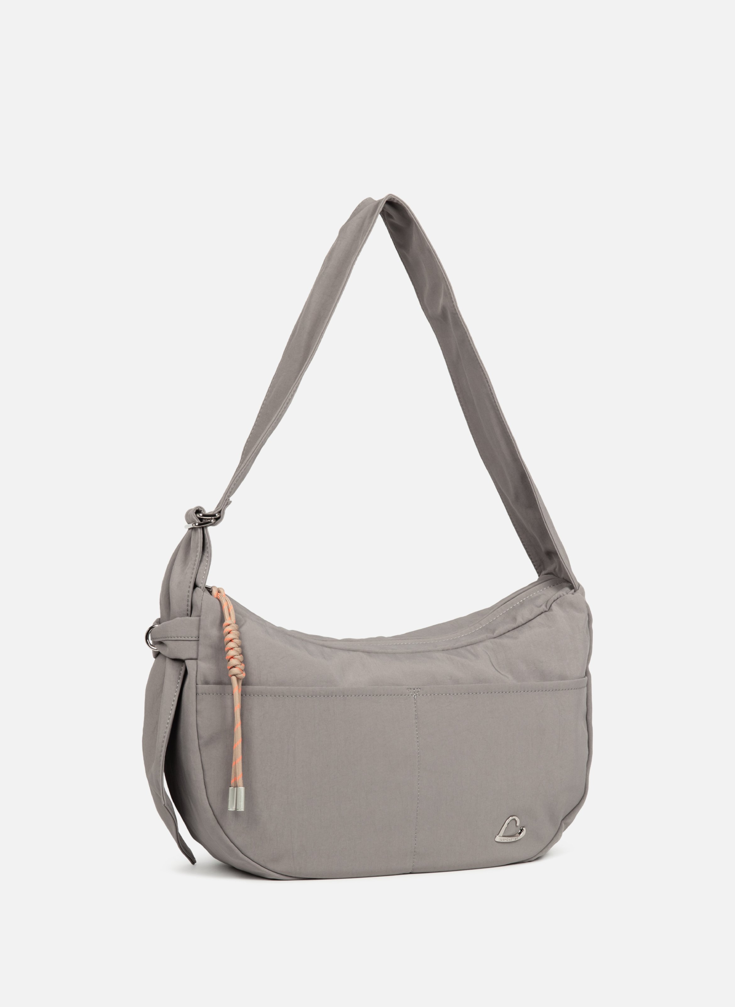 Large shoulder bag - basic love LANCASTER Grey