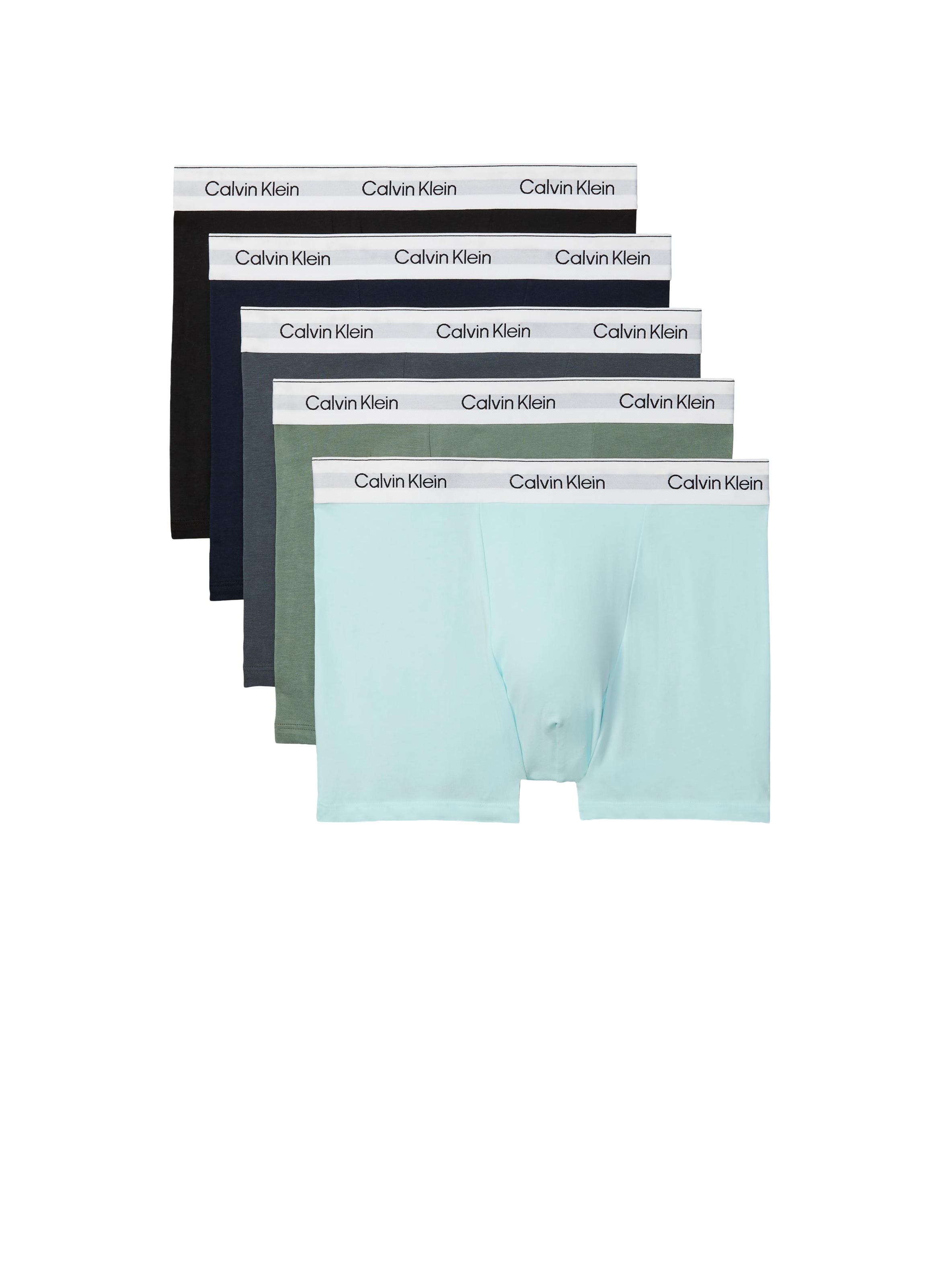 Set of five boxers CALVIN KLEIN Multicolour