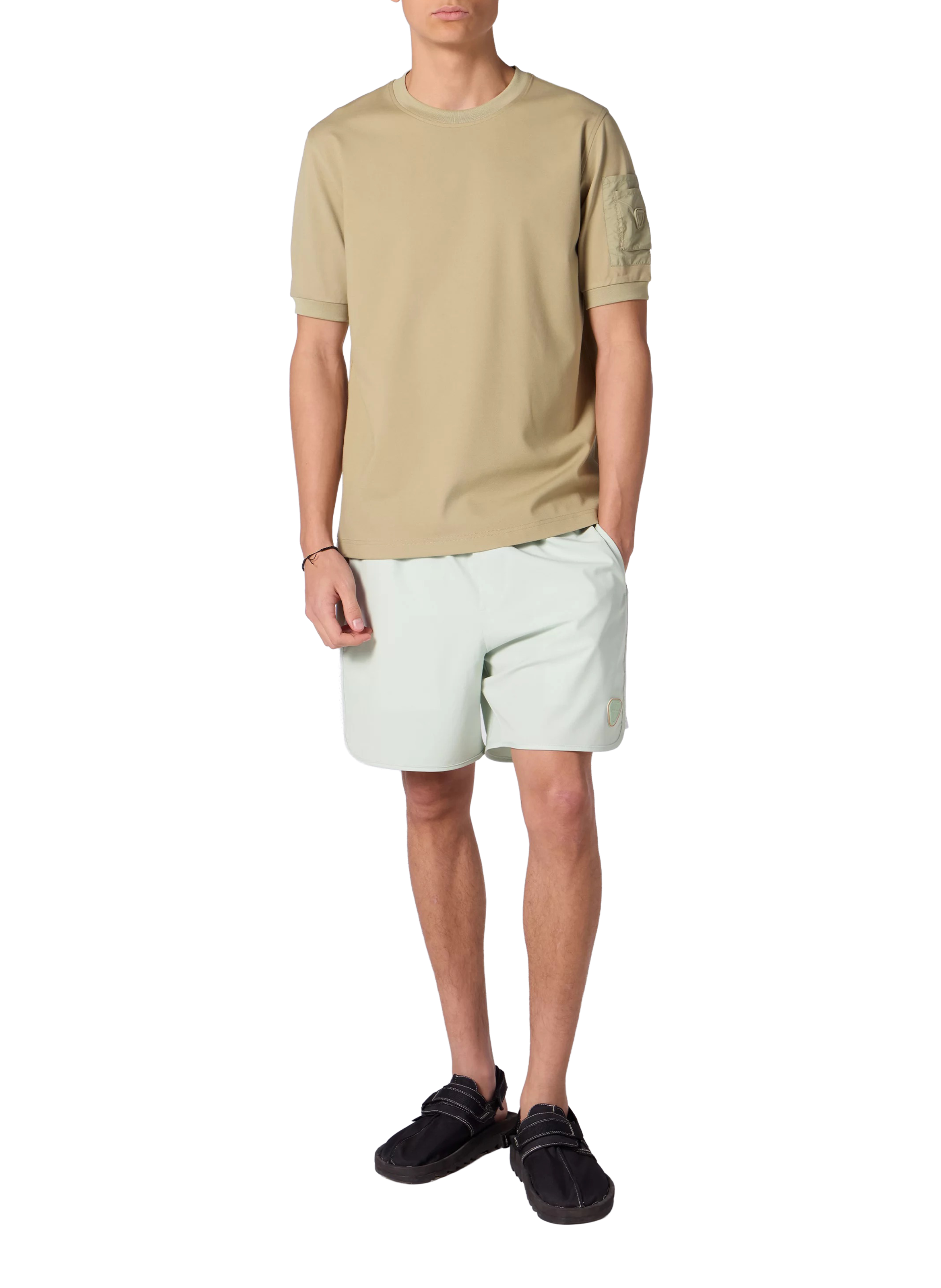 Short de bain Samy en color-block GERTRUDE ET GASTON Multicolore