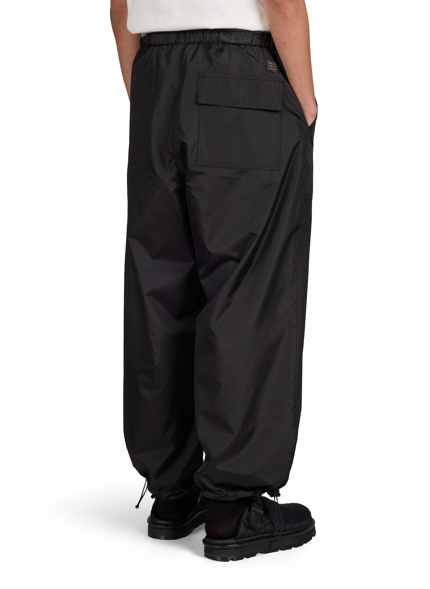 Pantalon matelassé réversible TAION Noir