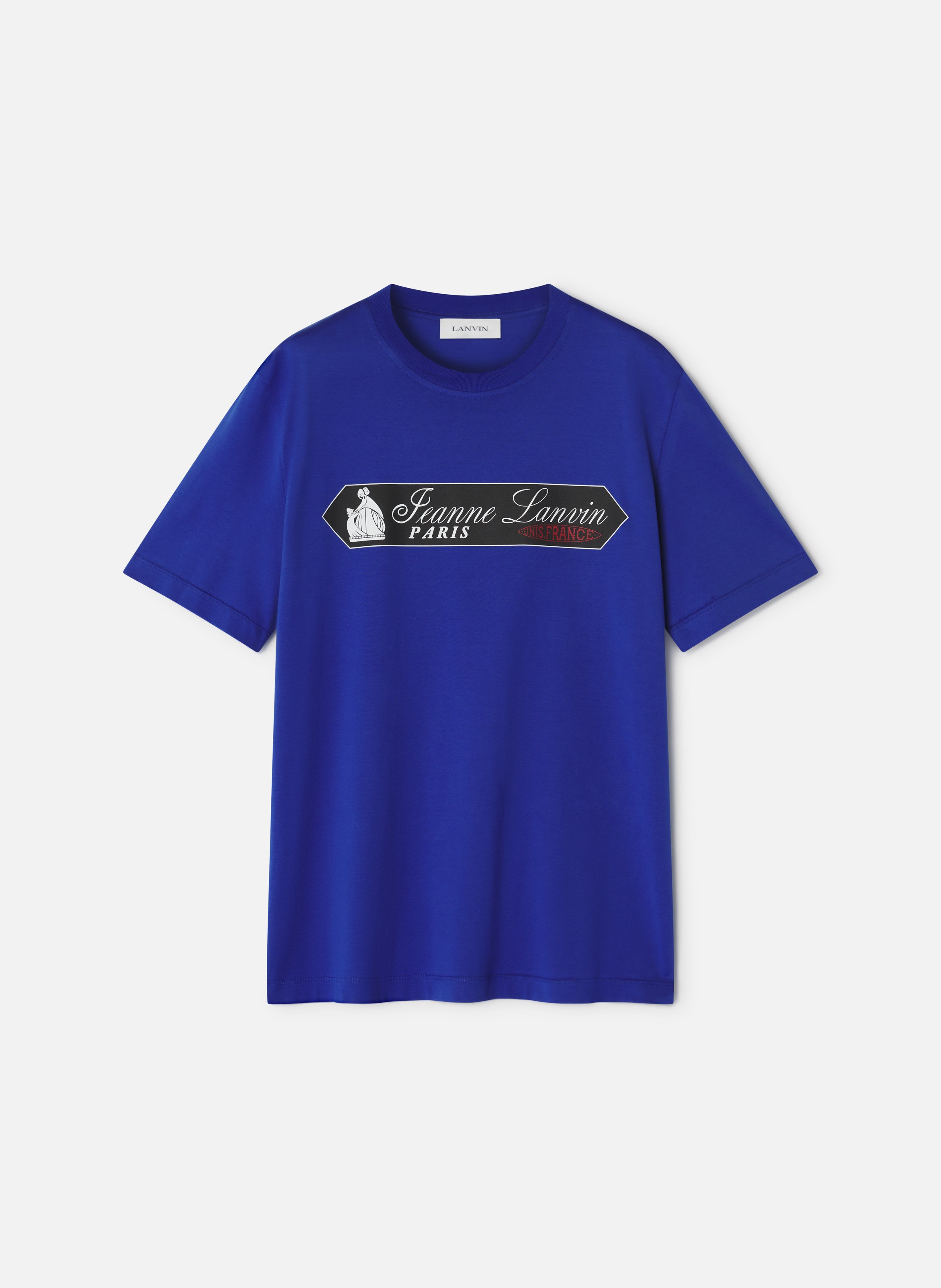 T-shirt imprimé signature lanvin LANVIN Bleu