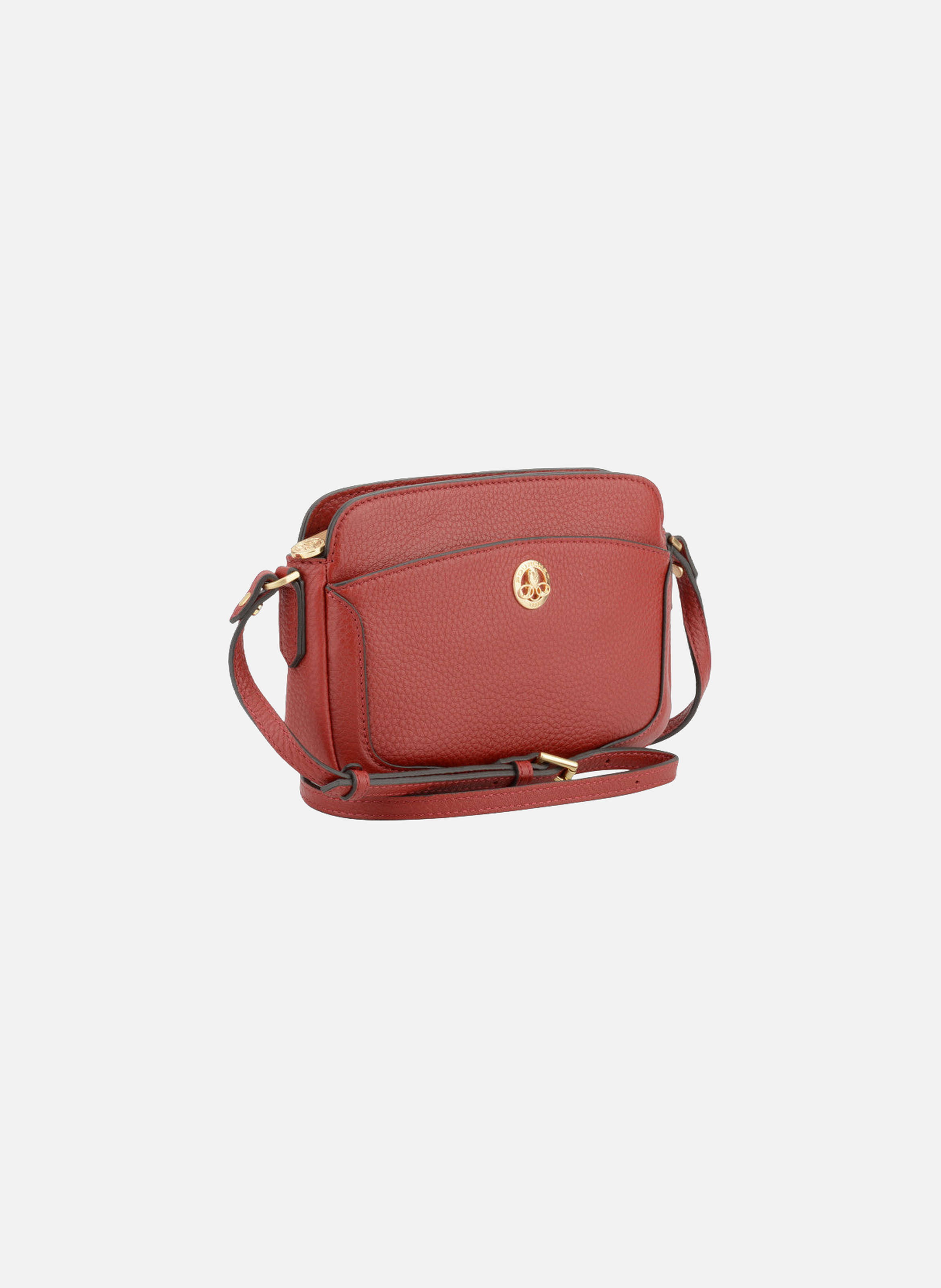 Image | sac cabas en cuir de vachette RougePOURCHET