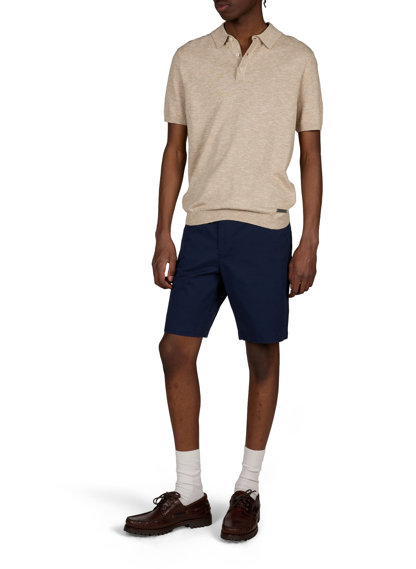 Ultimate straight cotton blend shorts DOCKERS Blue