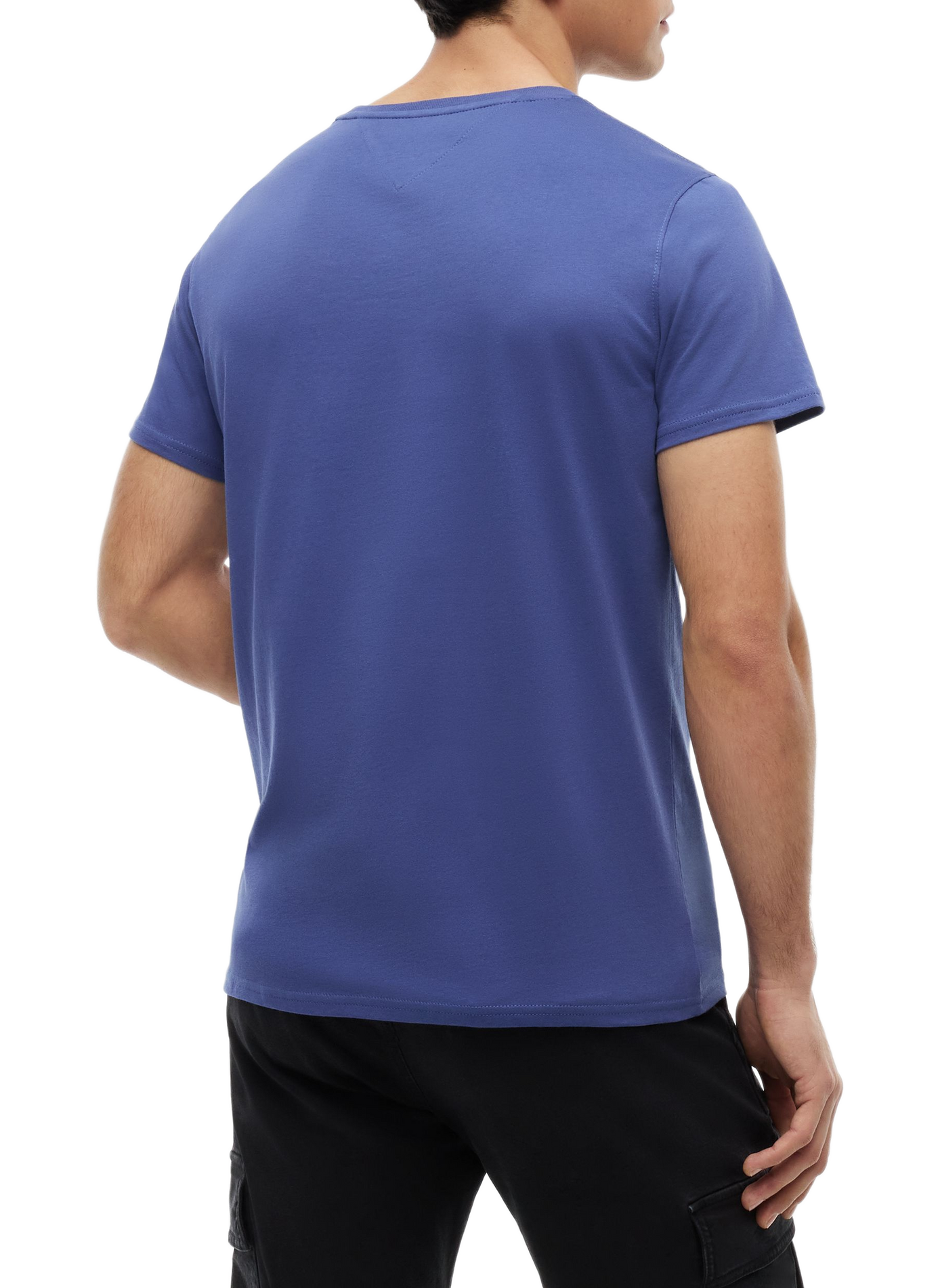 Straight-fit organic cotton T-shirt TOMMY HILFIGER Blue