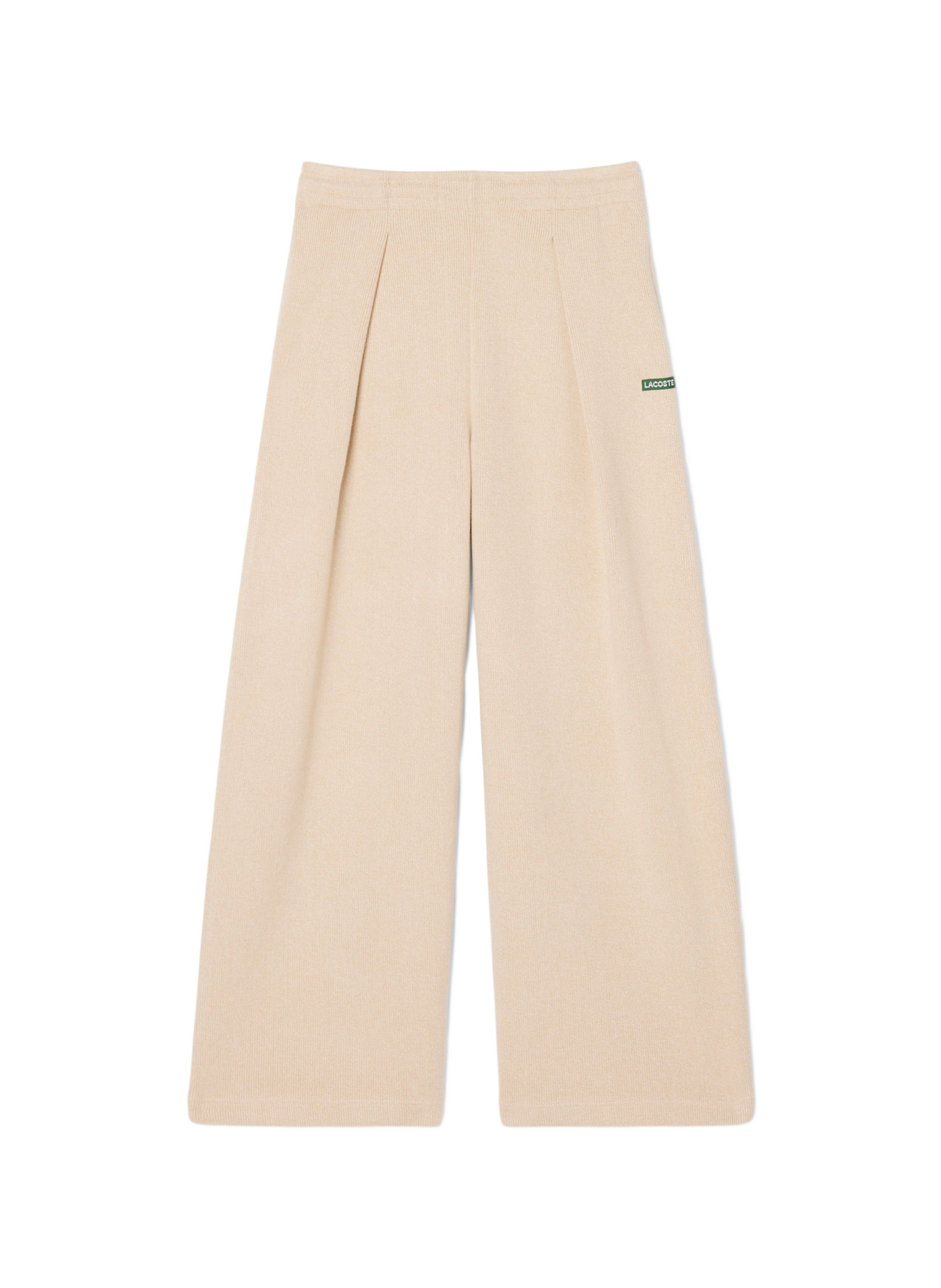 Weite Hose aus Baumwollmischung LACOSTE Beige