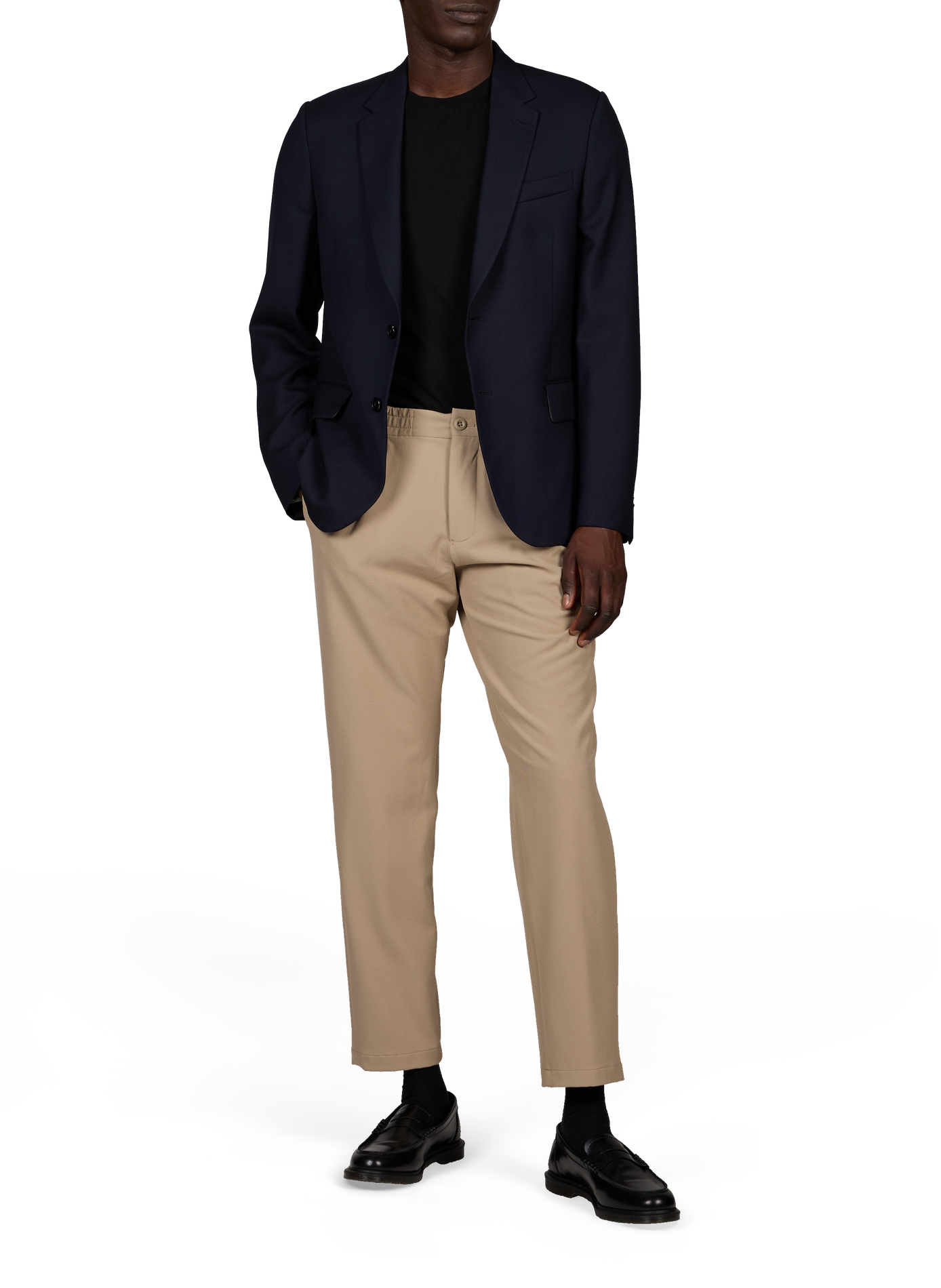 Straight wool blazer PAUL SMITH Blue