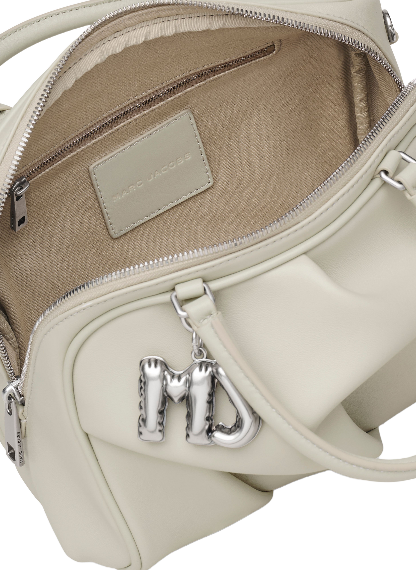 Tasche The Small Wave aus Lammleder MARC JACOBS Weiss