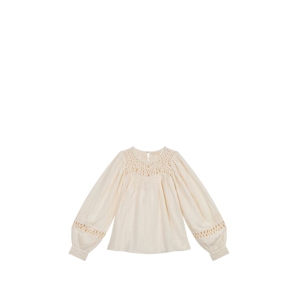 Top manches longues uni en coton Top manches longues uni en coton