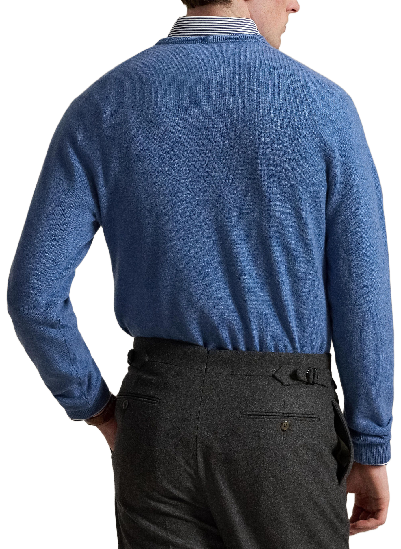 Pull col rond en laine | Bleu POLO RALPH LAUREN Homme