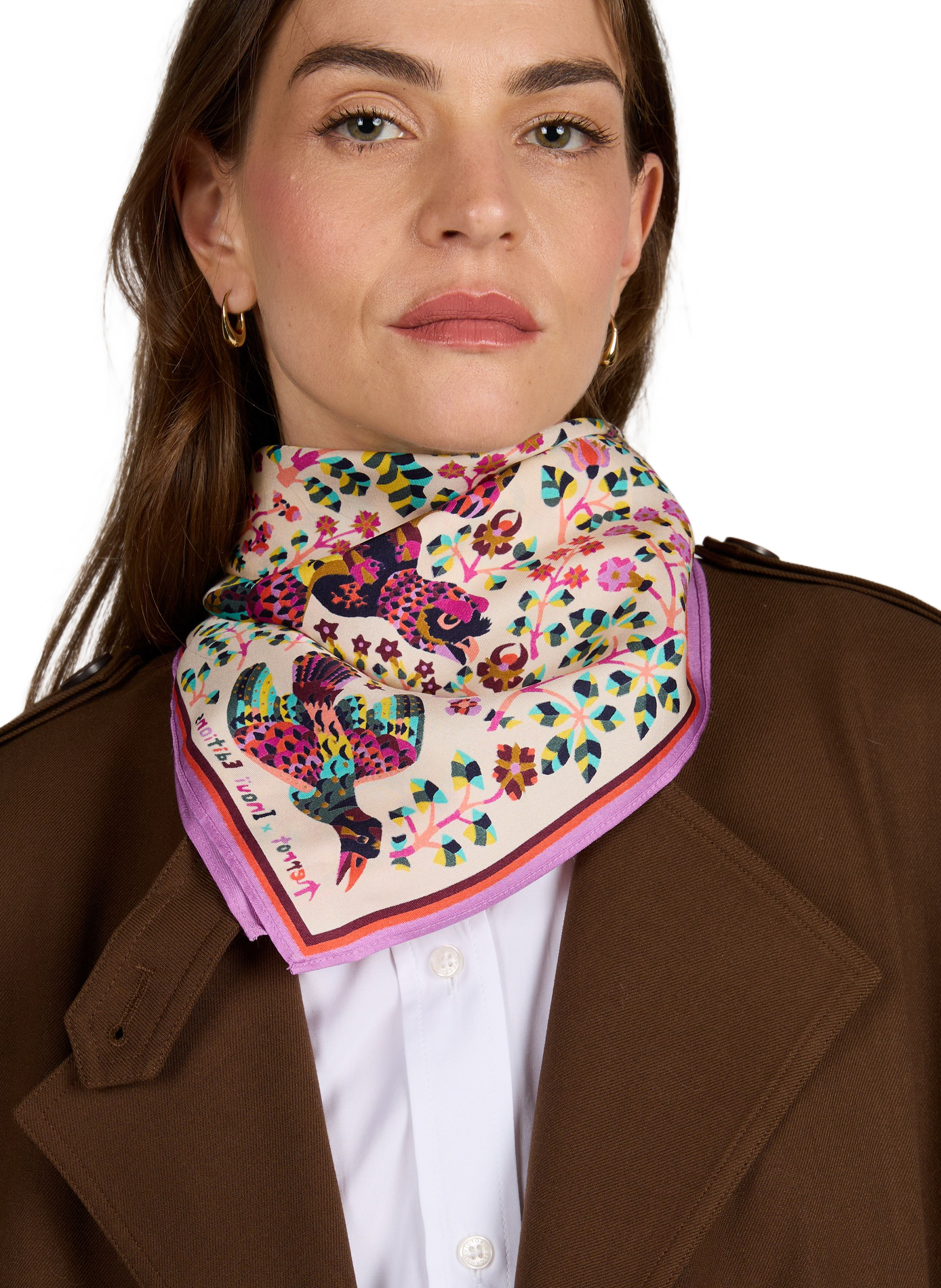 Foulard en soir INOUI EDITIONS Blanc