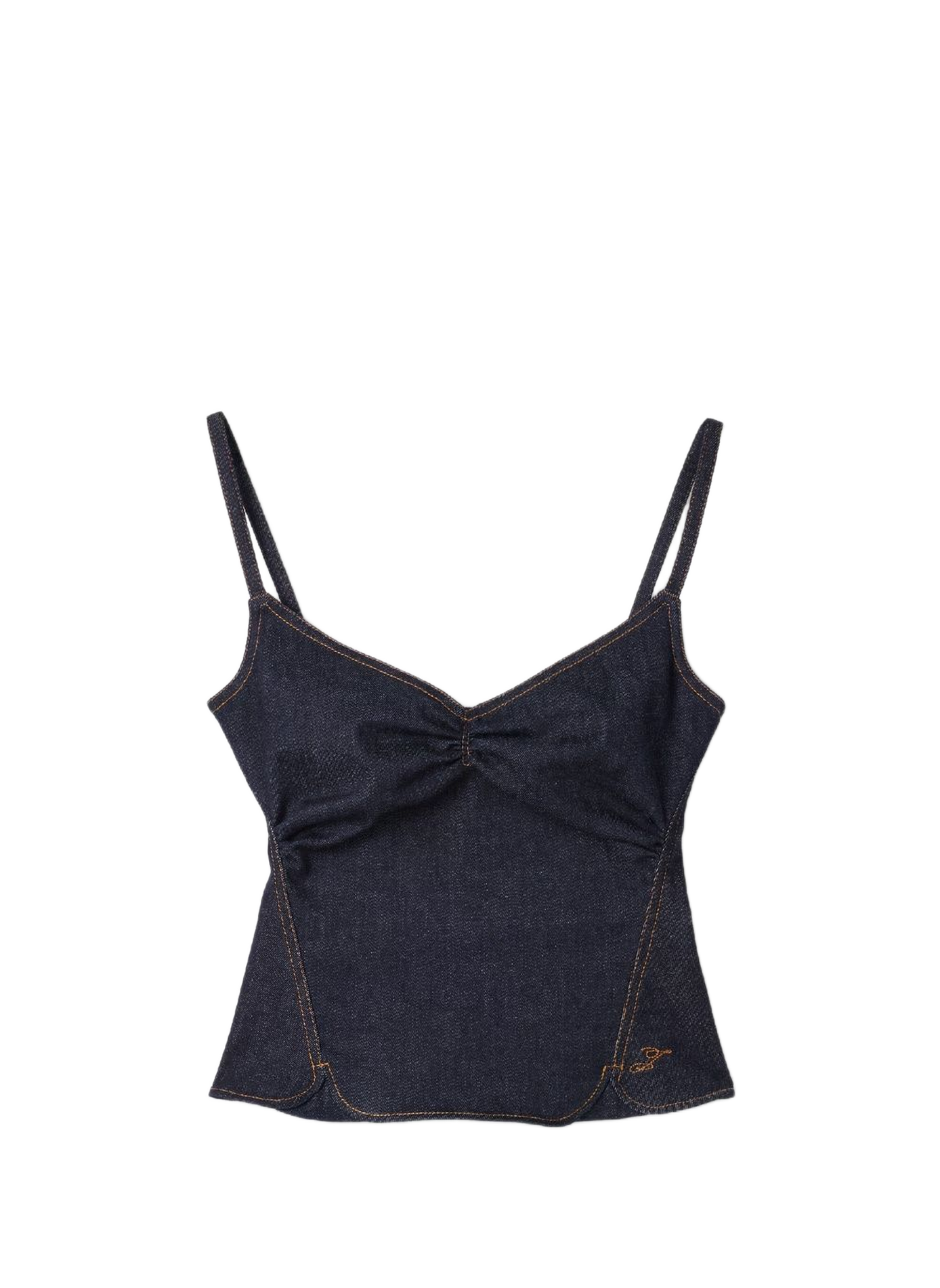 Le haut de-Nîmes Pina en coton JACQUEMUS Blue