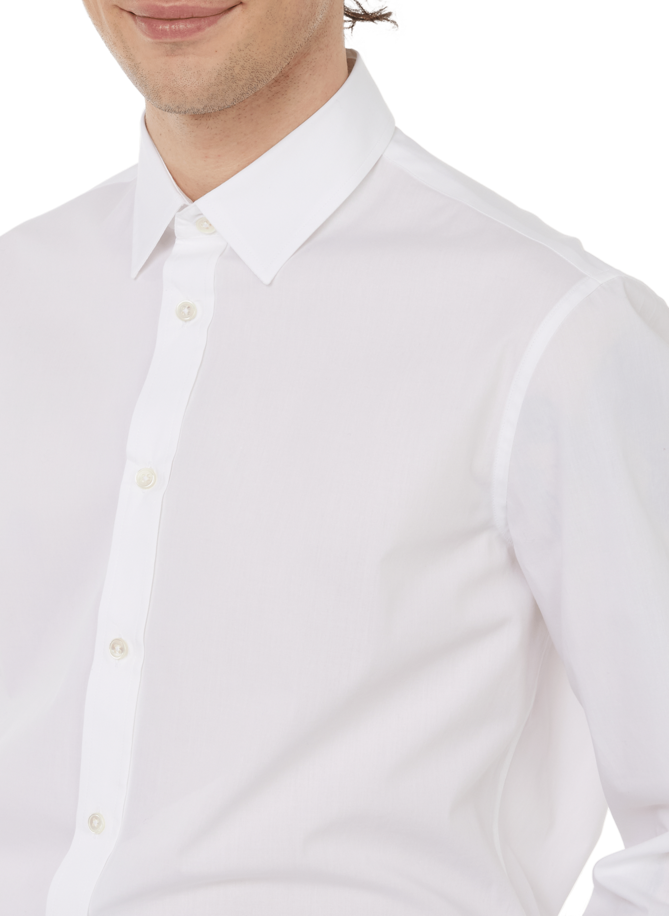 Baumwollhemd EDITIONS 102 Weiss