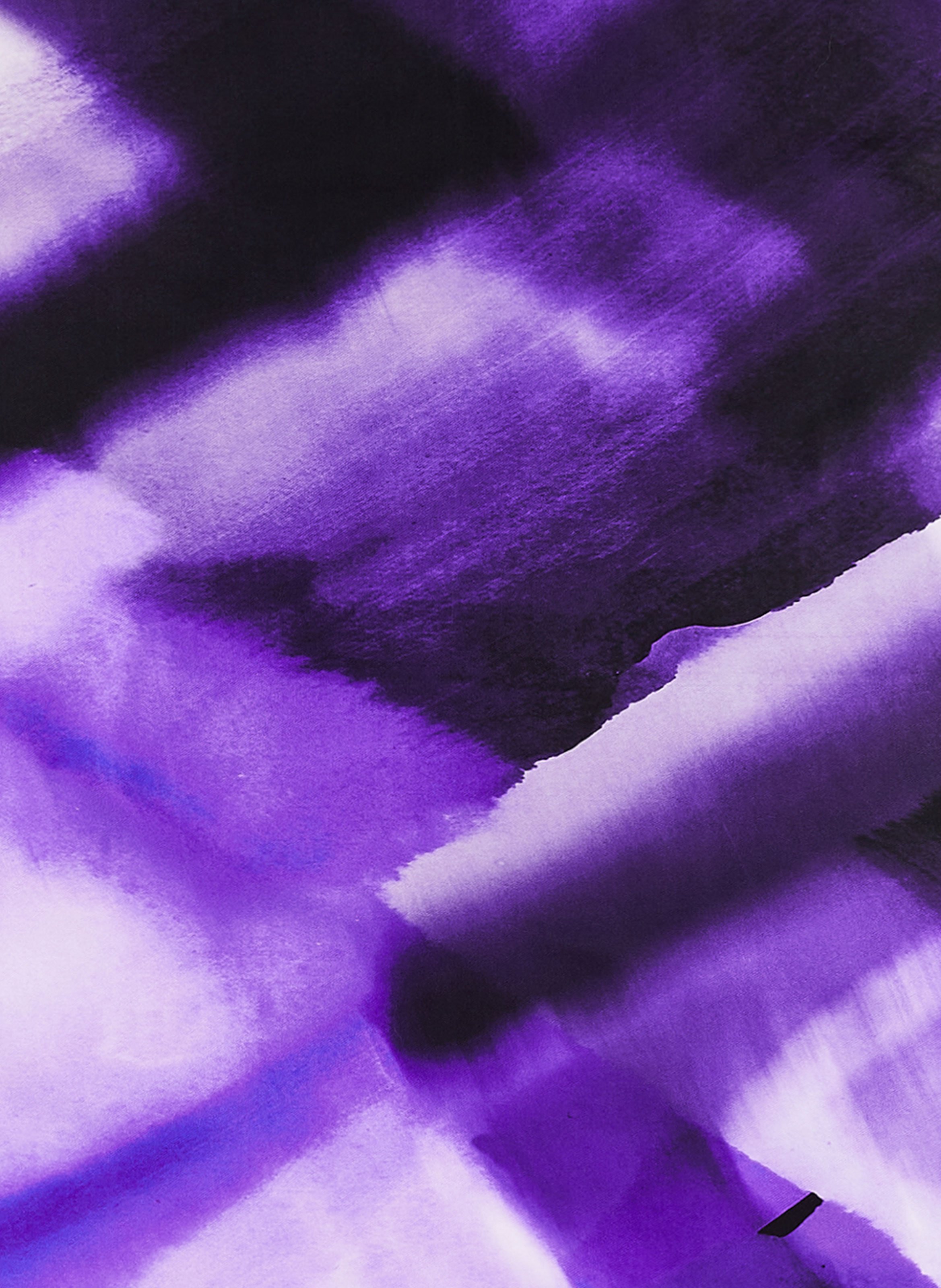 Foulard à imprimé en soie  SAISON 1865 Violet