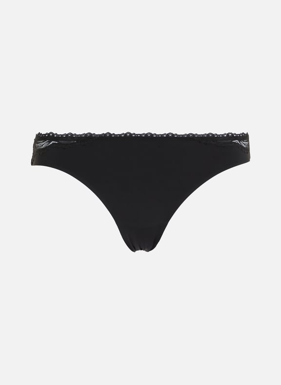 Culotte avec dentelle Noir by CALVIN KLEIN CALVIN KLEIN Culotte avec dentelle Noir