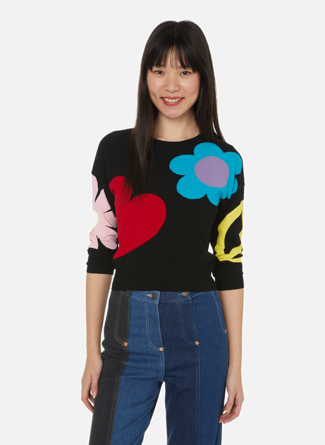 MOSCHINO JEANS printed sweater