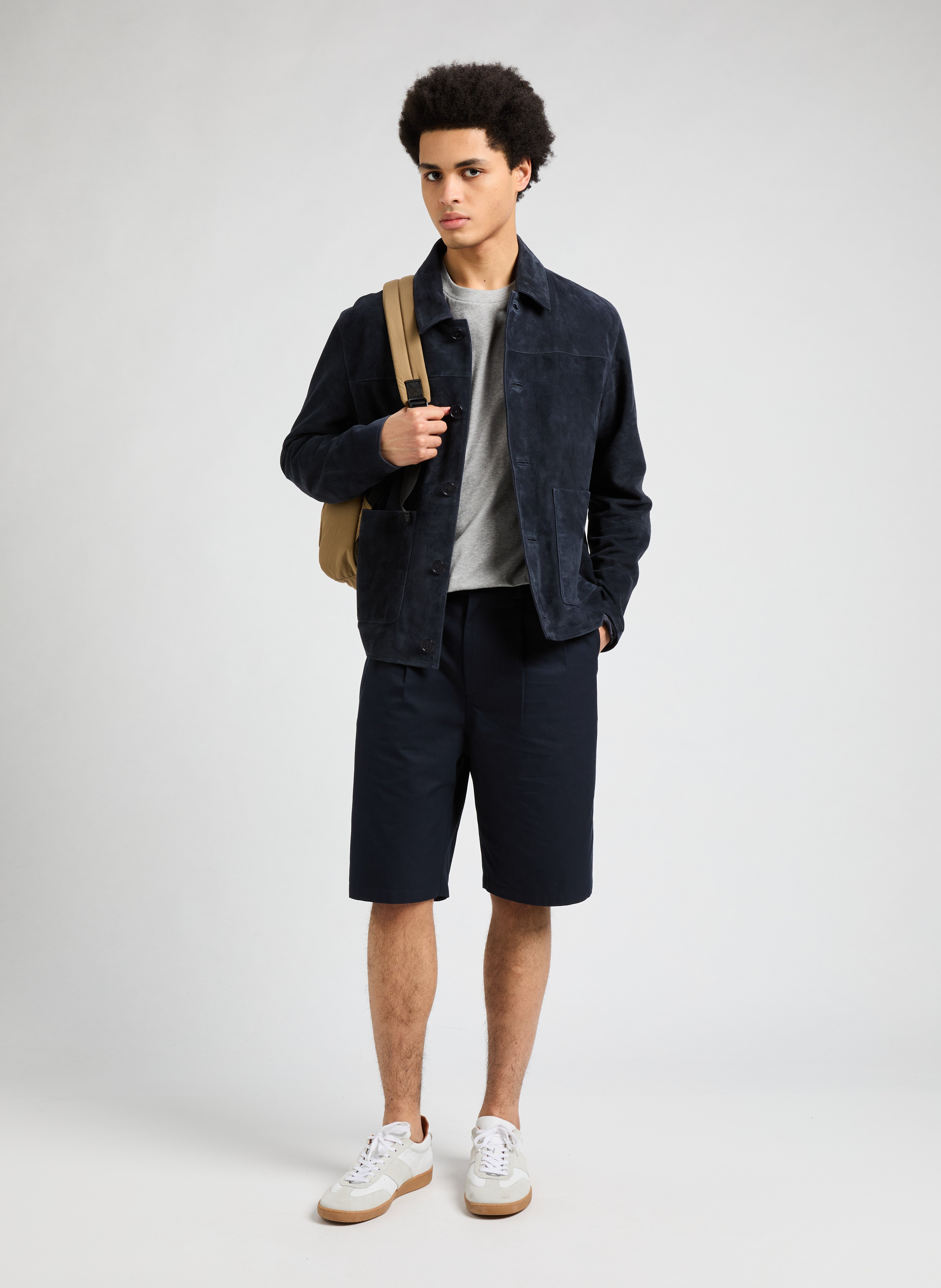 Short in cotton SAISON 1865 Blue
