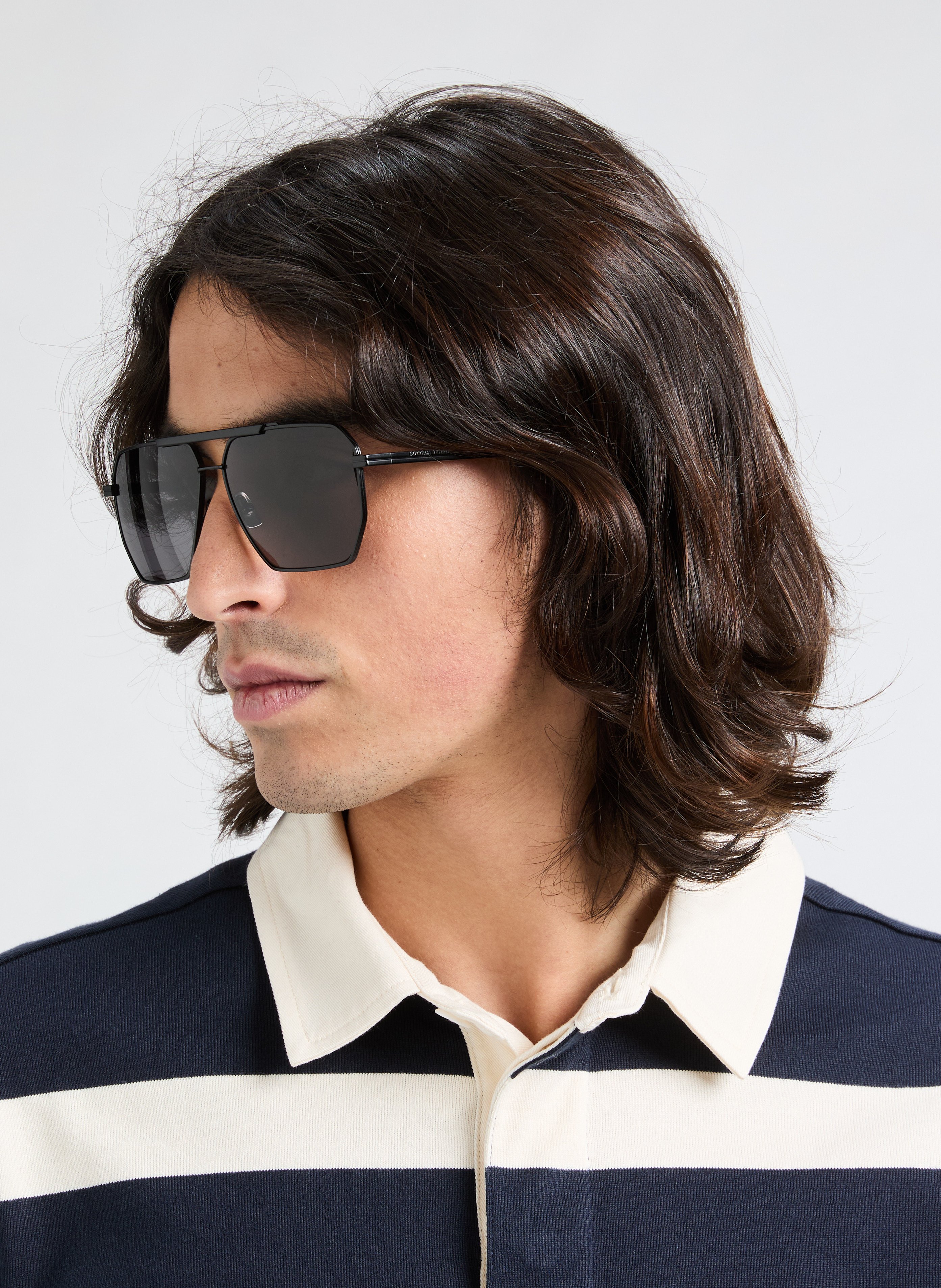 Polo manches longues  GANT Bleu