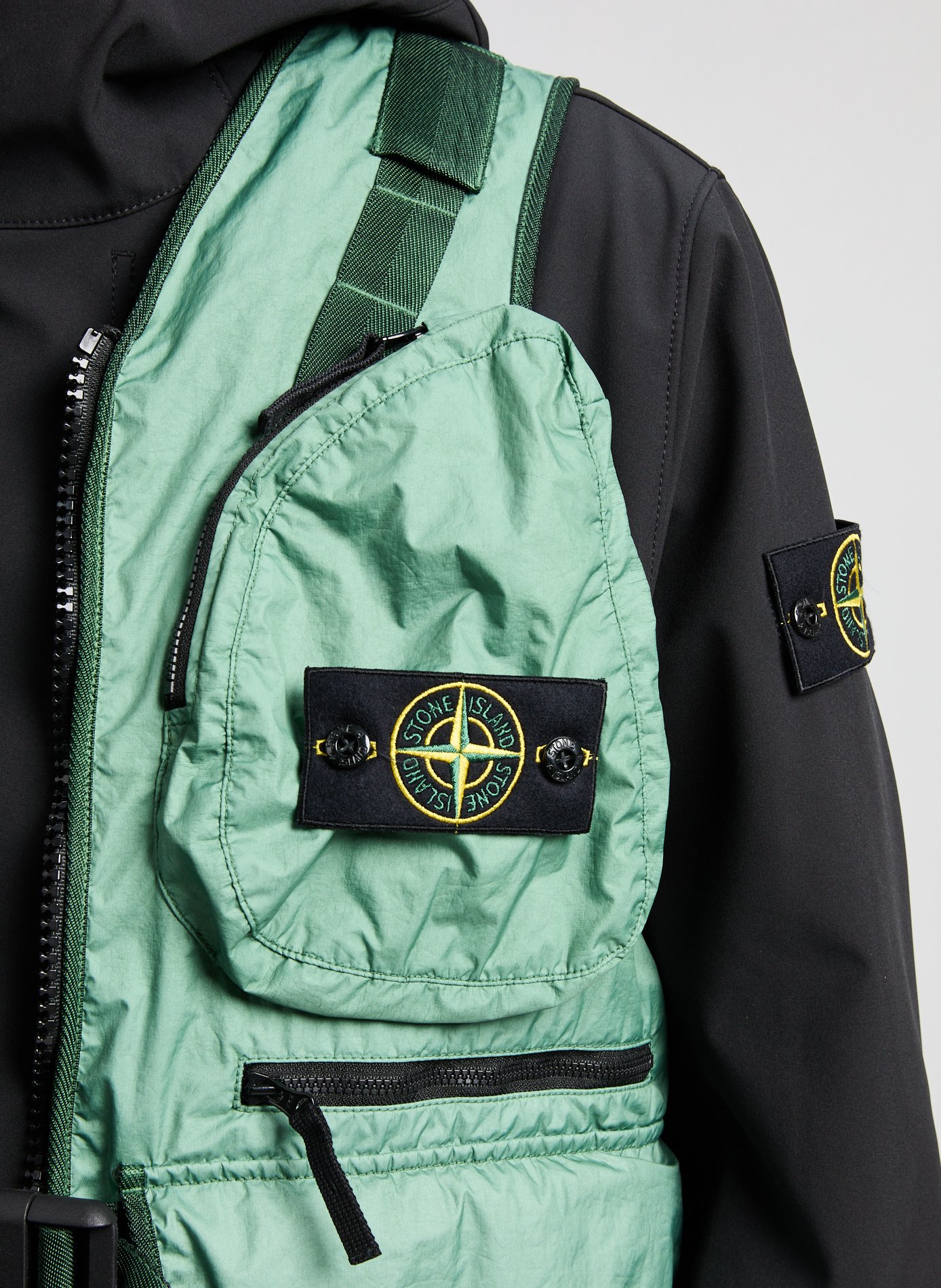Gilet Membrana 3L Tc STONE ISLAND Vert