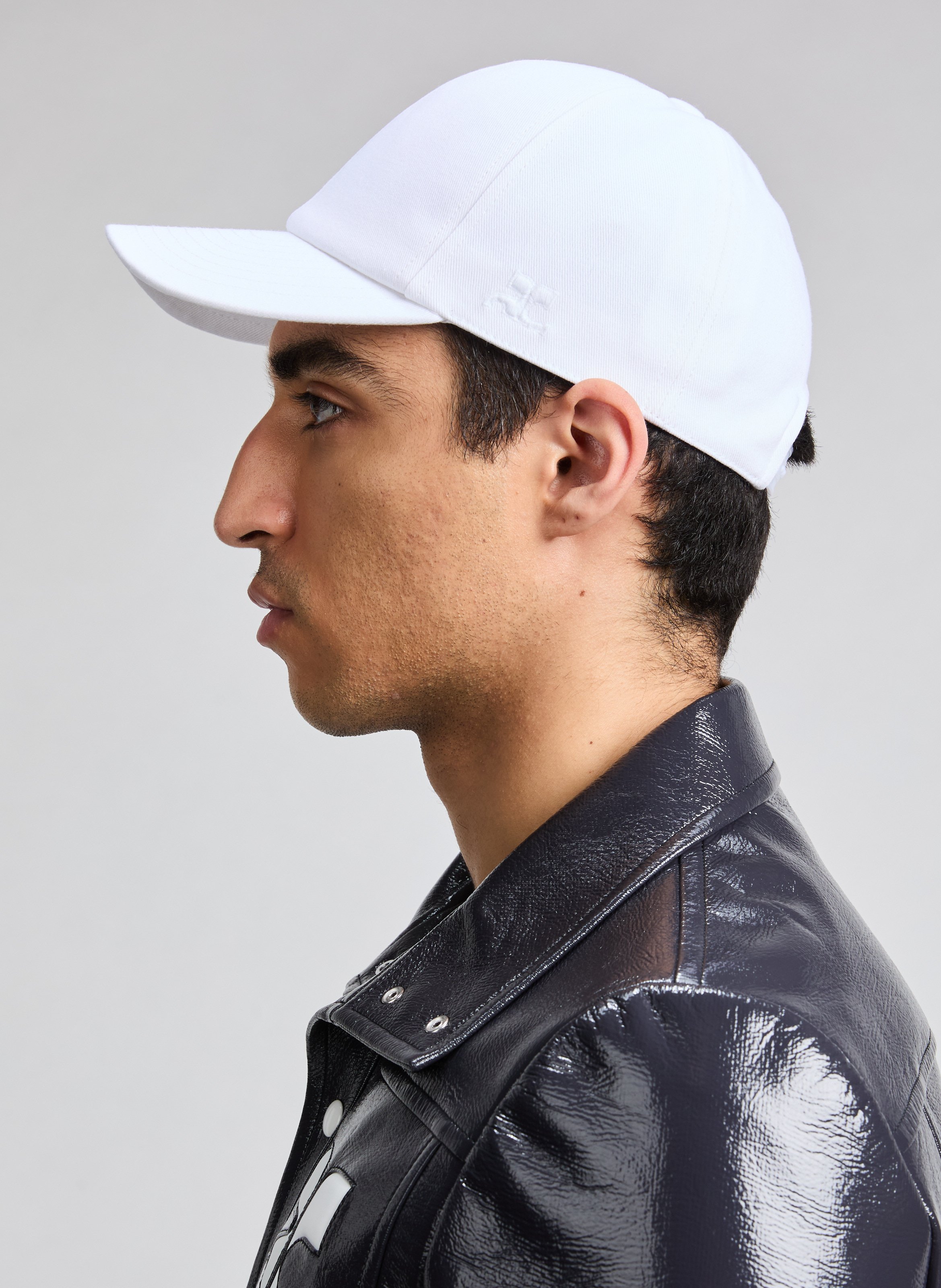 Cotton cap COURRÈGES White