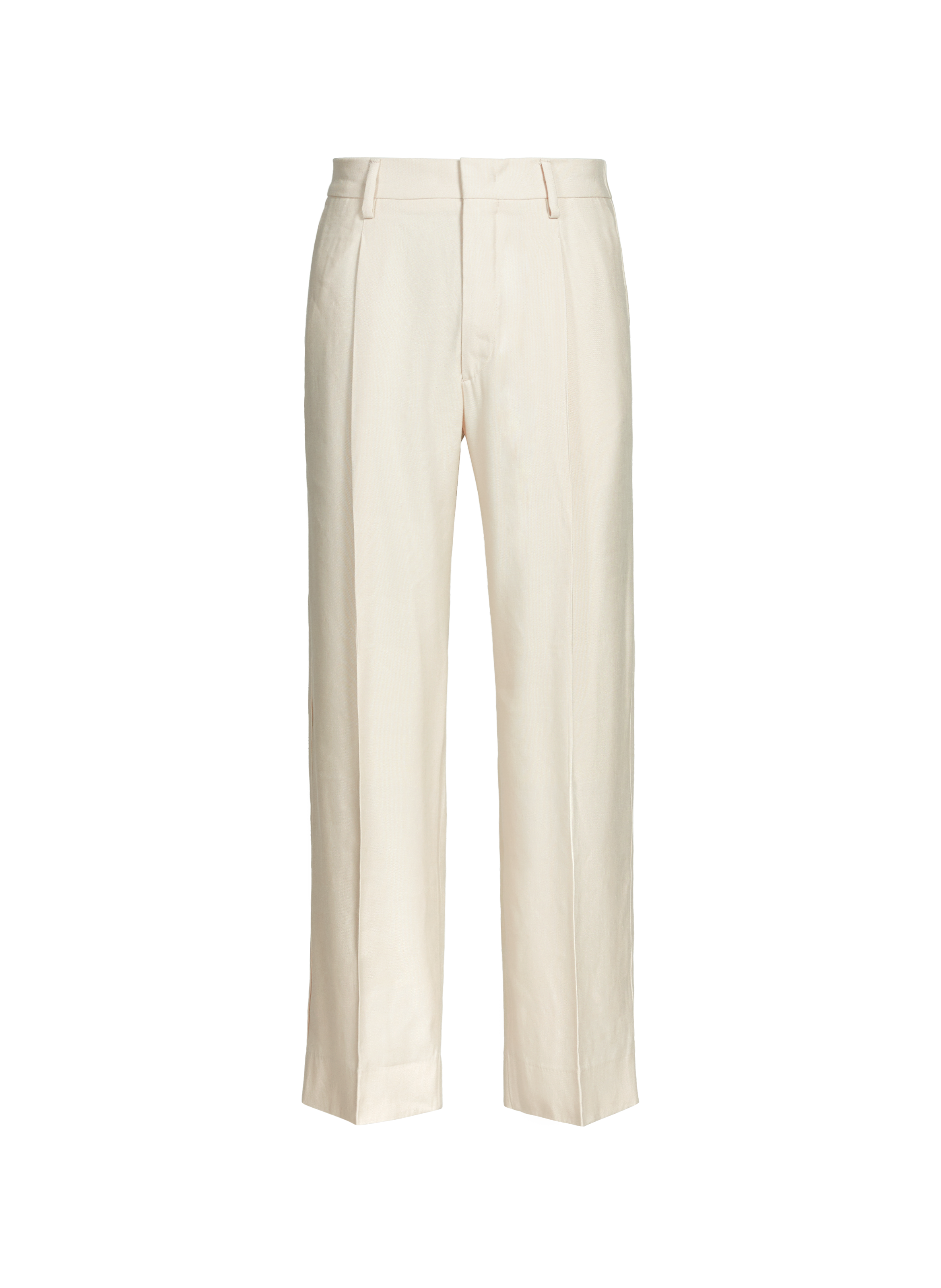 Linen-blend trousers Beige