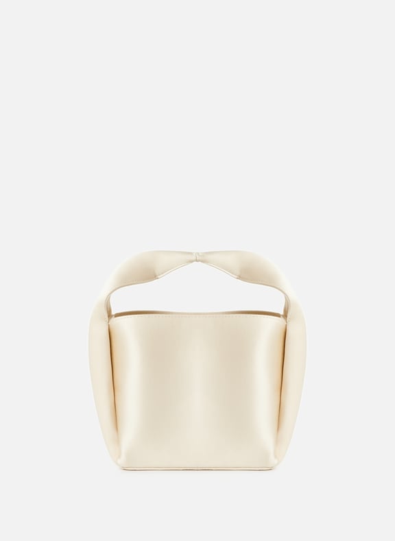 Sac sceau Petite satin Beige by TOTEME TOTEME Sac sceau Petite satin Beige