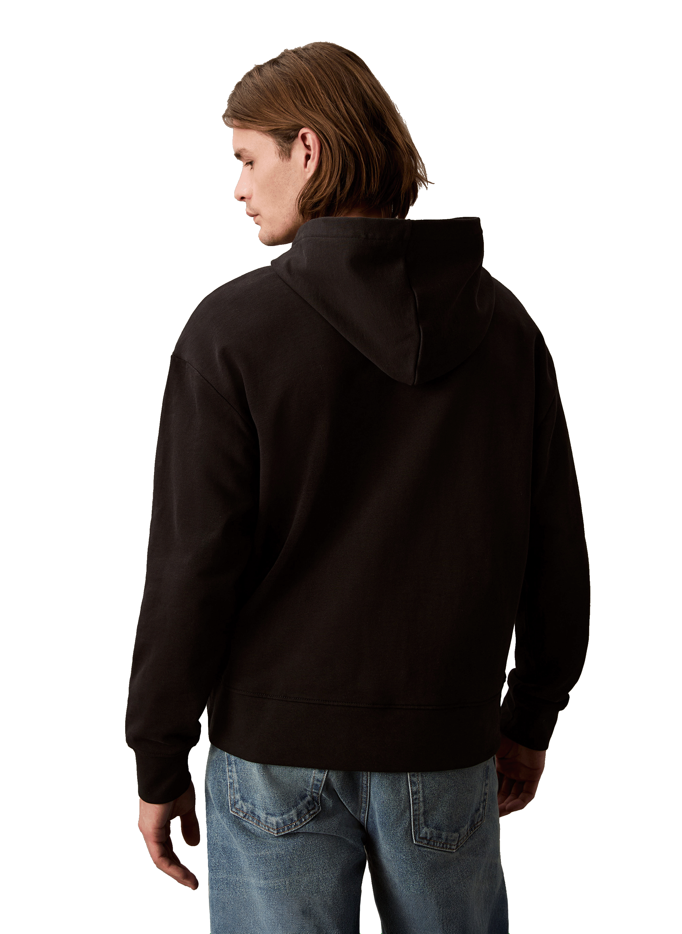 Hoodie en coton CALVIN KLEIN Noir