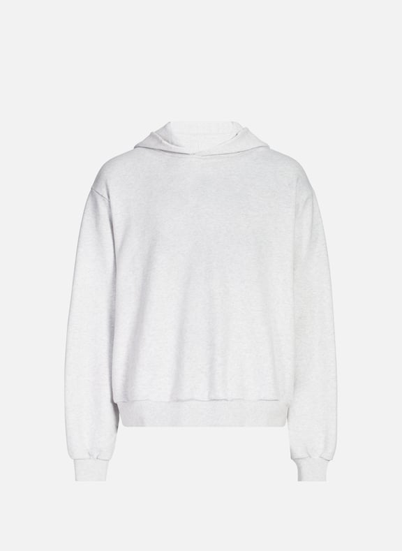 Cotton fleece-blend hoodie Grey by ACNE STUDIOS ACNE STUDIOS Cotton fleece-blend hoodie Grey