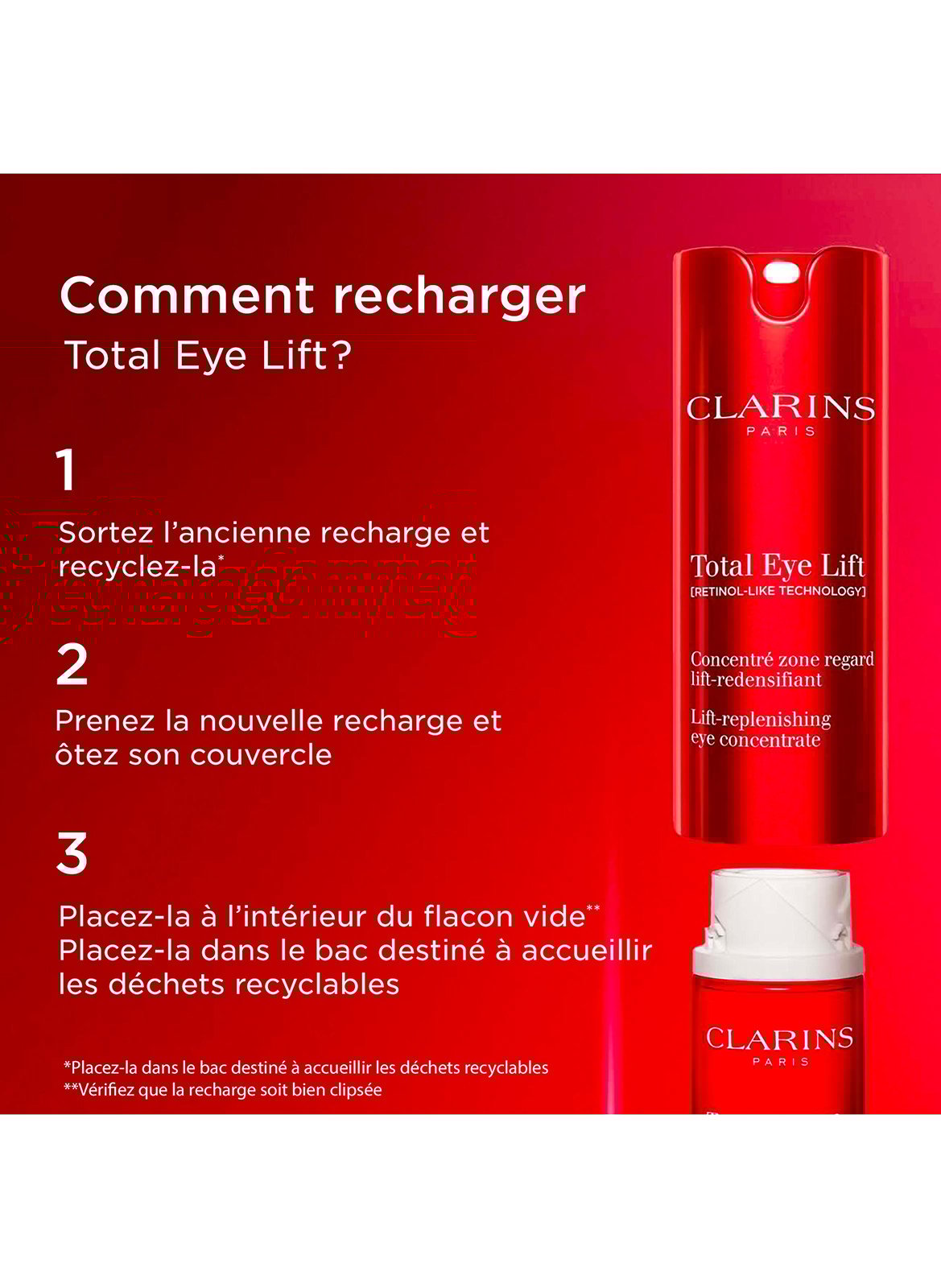 Recharge Total Eye Lift - Contour des yeux anti-âge CLARINS No color