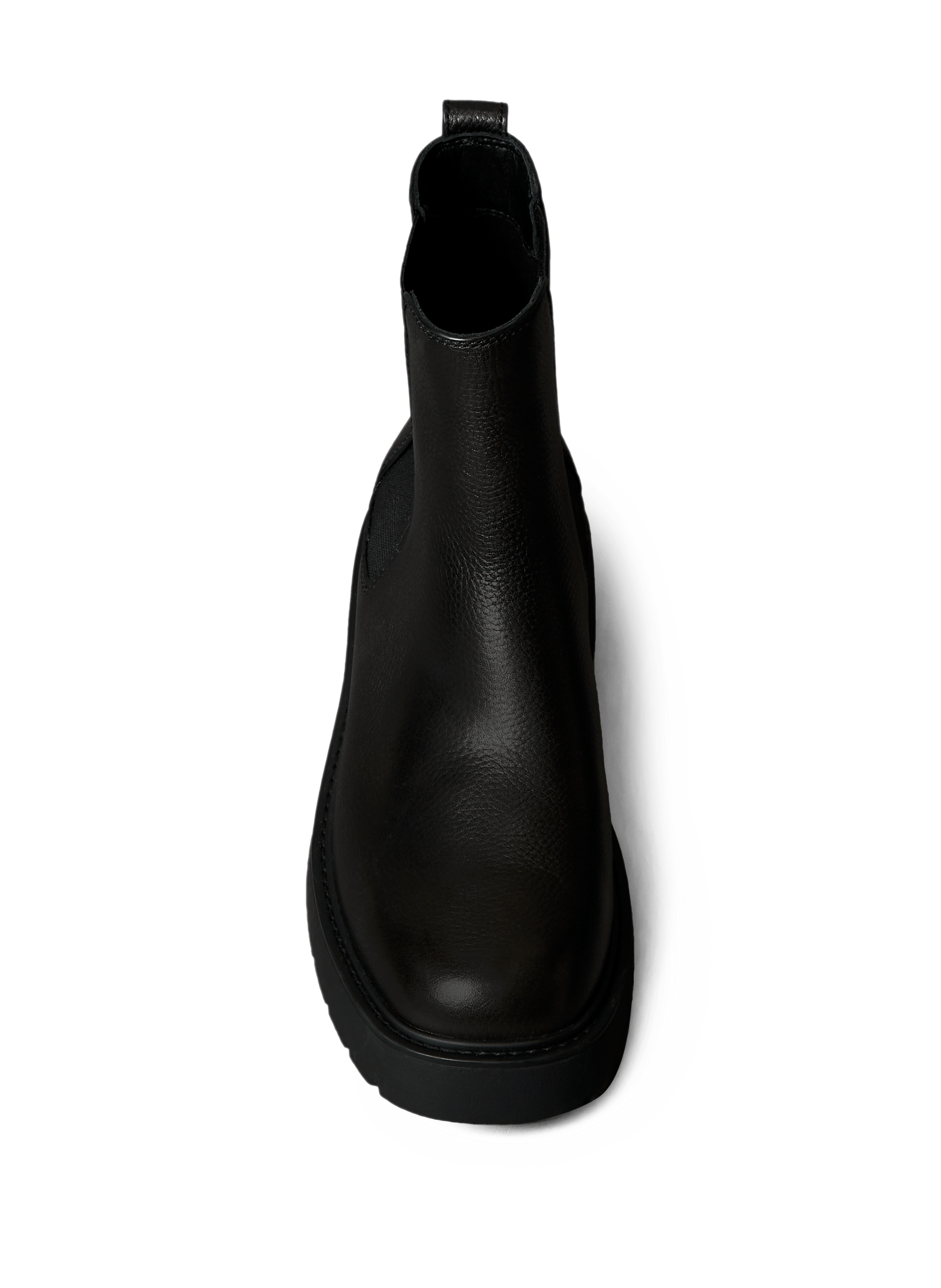 Lederstiefeletten CALVIN KLEIN Schwarz