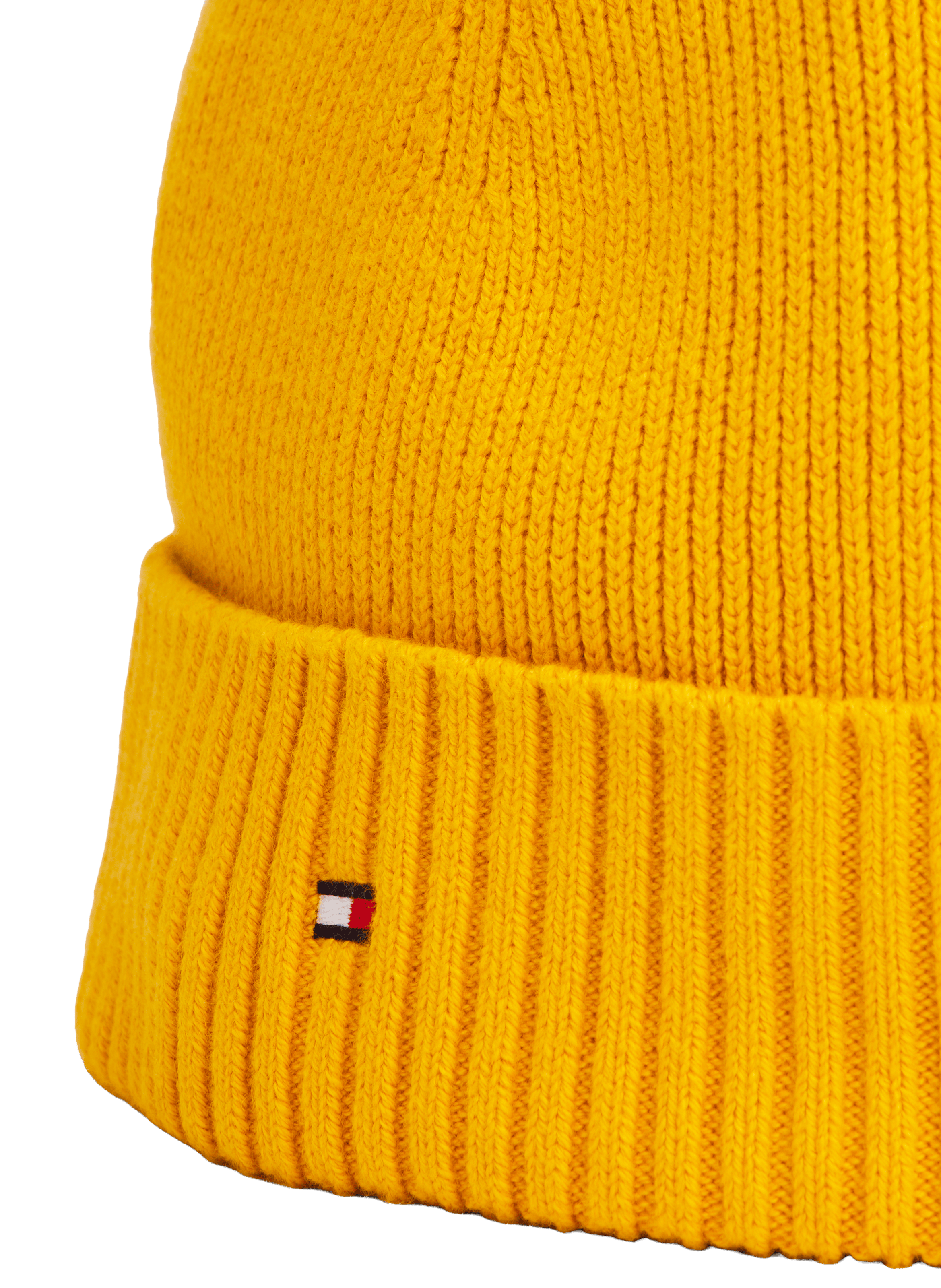 Cotton beanie TOMMY HILFIGER Yellow