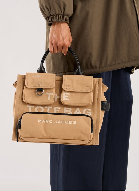 The Cargo Canvas Medium Tote Bag | Brown by MARC JACOBS The Cargo Canvas Medium Tote Bag Brown