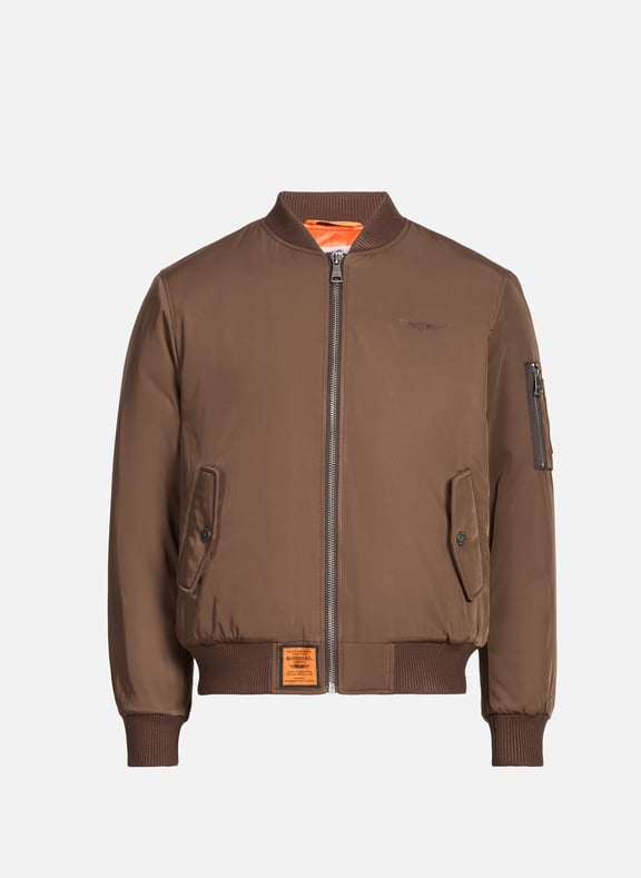 Bomber jacket Brown by BOMBERS ORIGINAL BOMBERS ORIGINAL Bomber jacket Brown