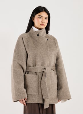 Manteau large en laine VIKTORIA CHAN Manteau large en laine VIKTORIA CHAN