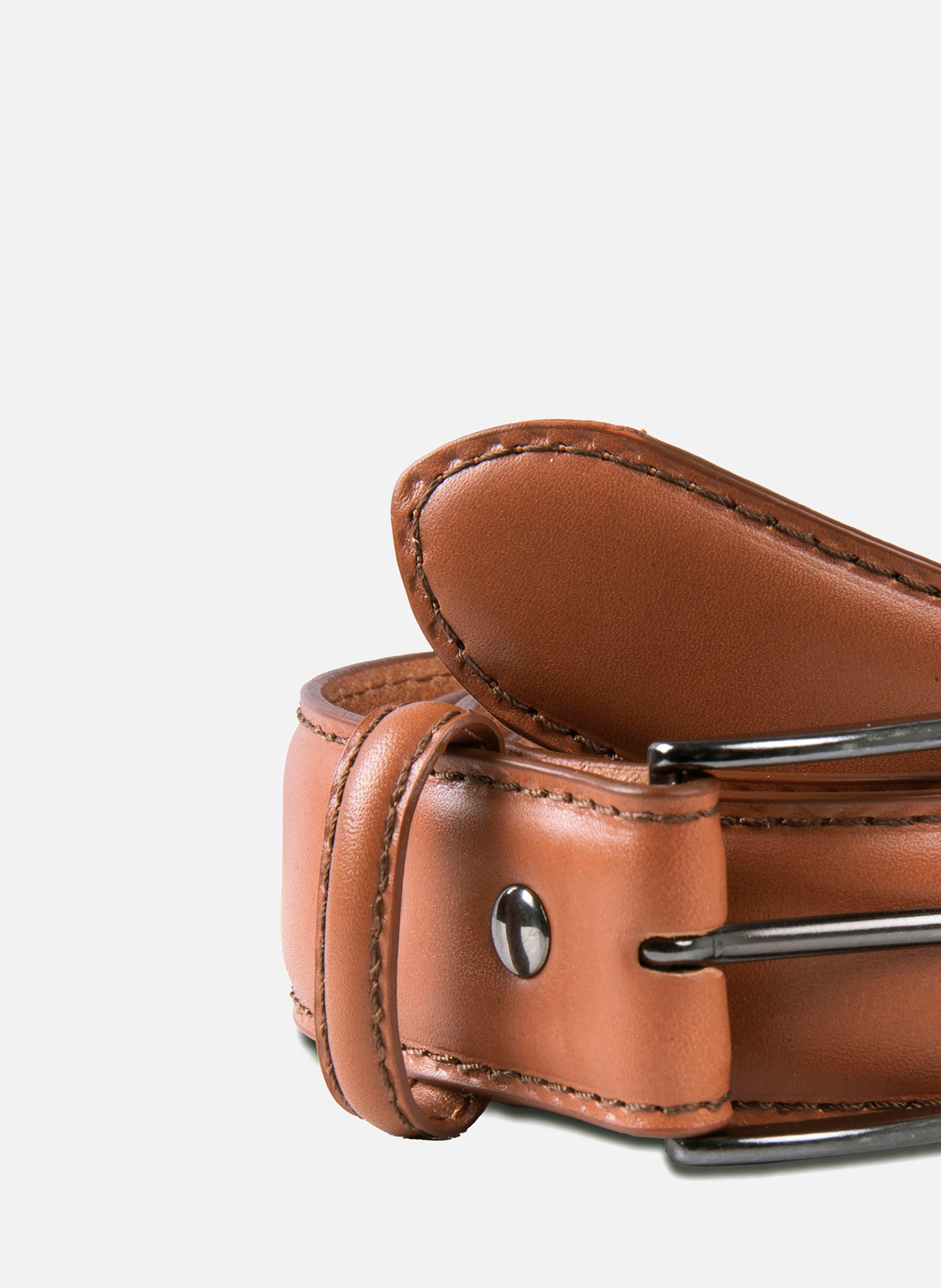 Ceinture madrid cuir JULES & JENN Marron