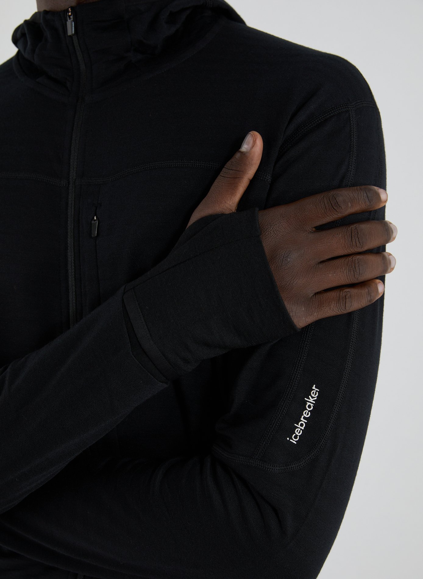 Gilet à capuche  ICEBREAKER Noir