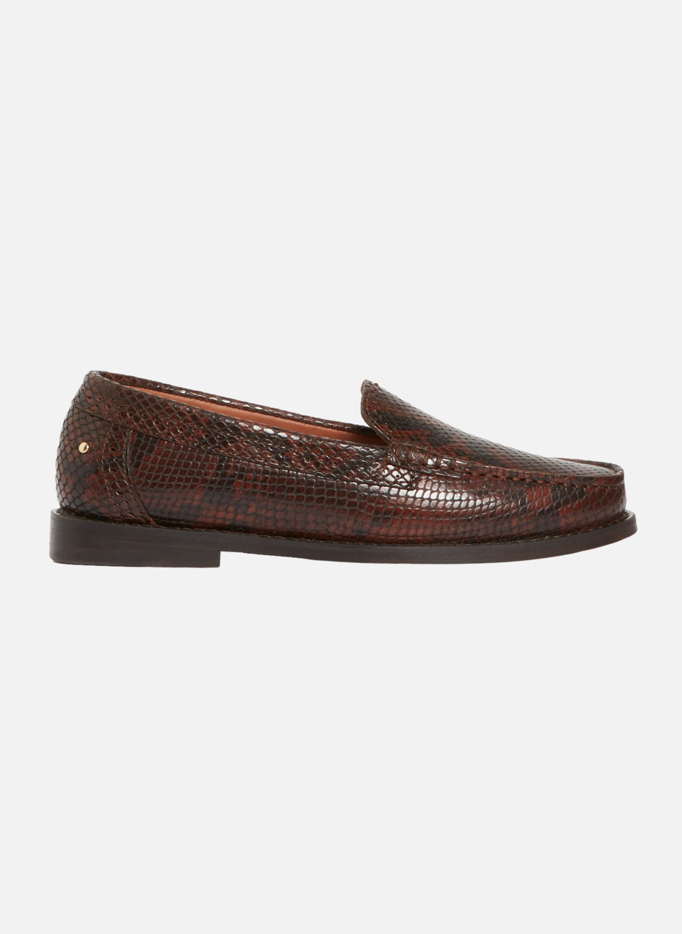 Mocassin en cuir VANESSA BRUNO Marron