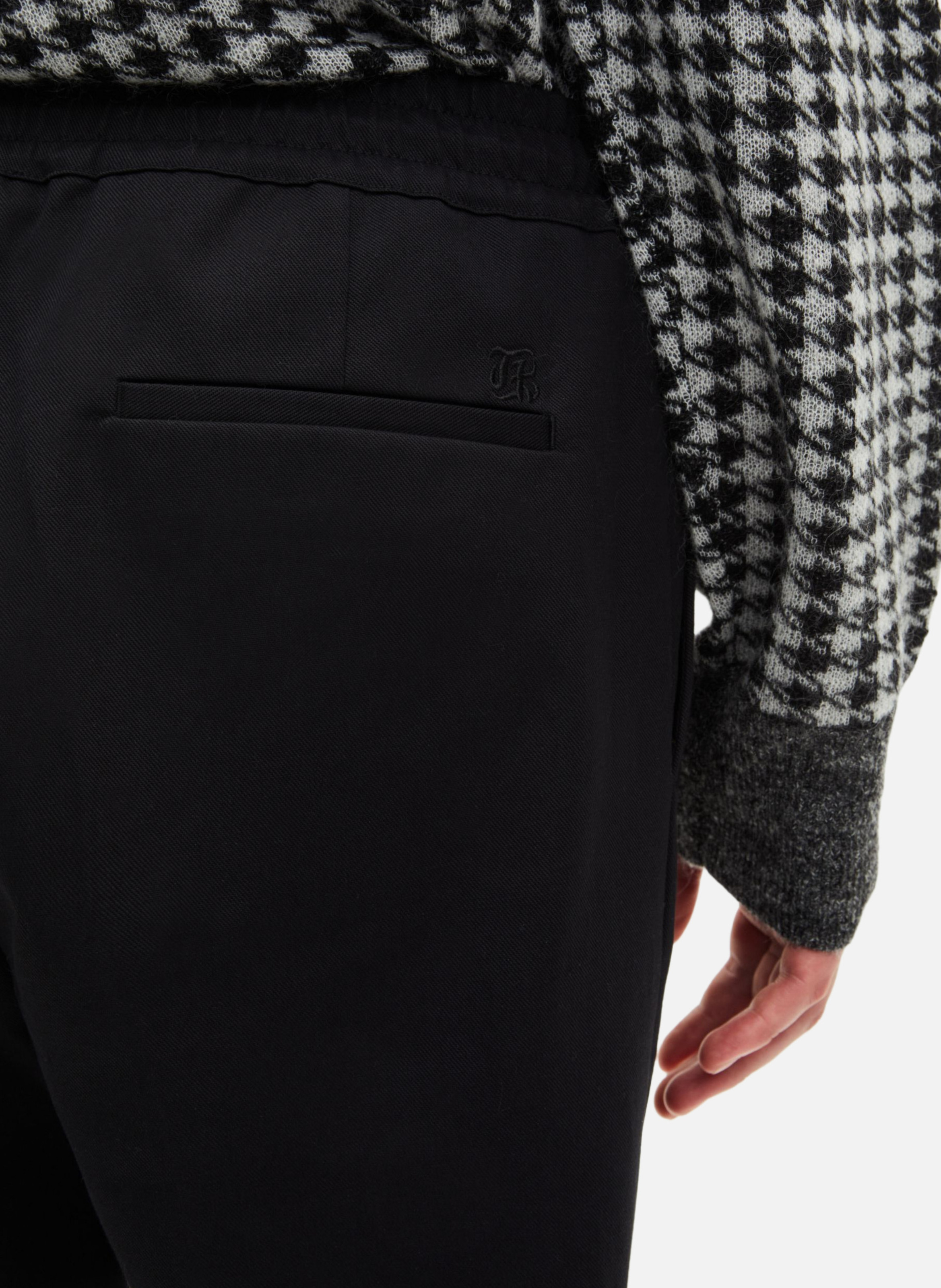 Pantalon droit THE KOOPLES Noir